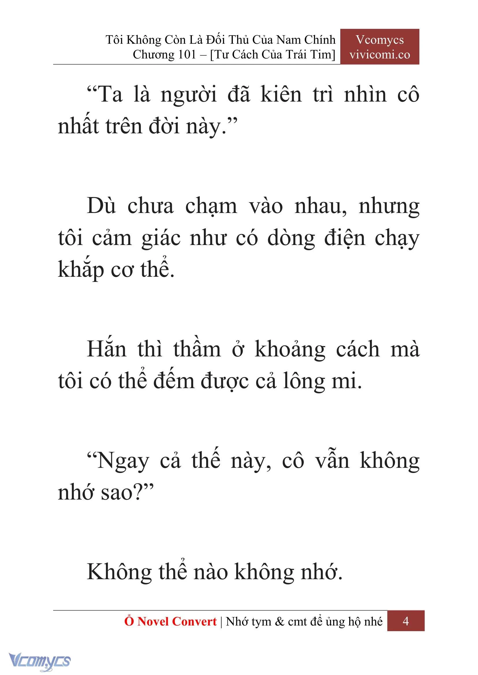 [Novel] Tôi Không Còn Là Đối Thủ Của Nam Chính Chapter  101 - 6