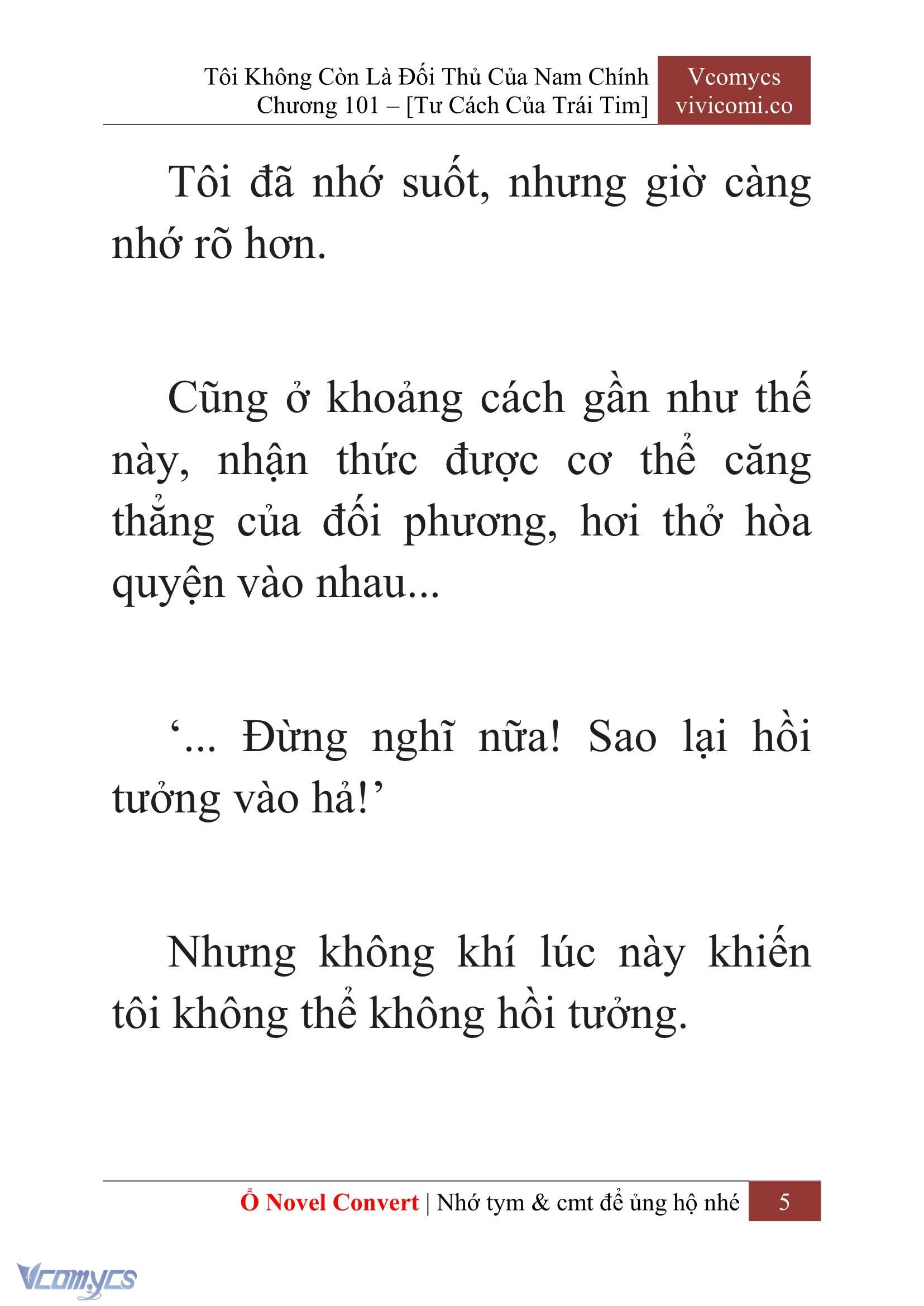 [Novel] Tôi Không Còn Là Đối Thủ Của Nam Chính Chapter  101 - 7