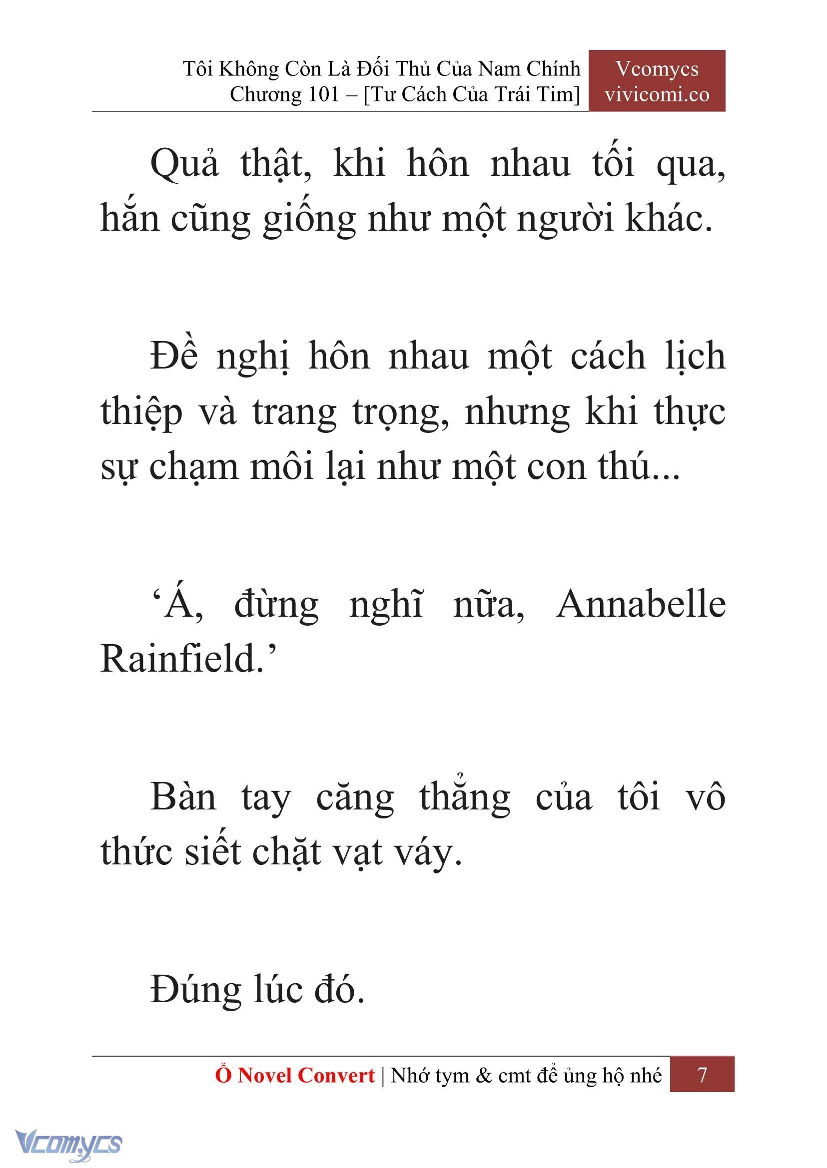 [Novel] Tôi Không Còn Là Đối Thủ Của Nam Chính Chapter  101 - 9