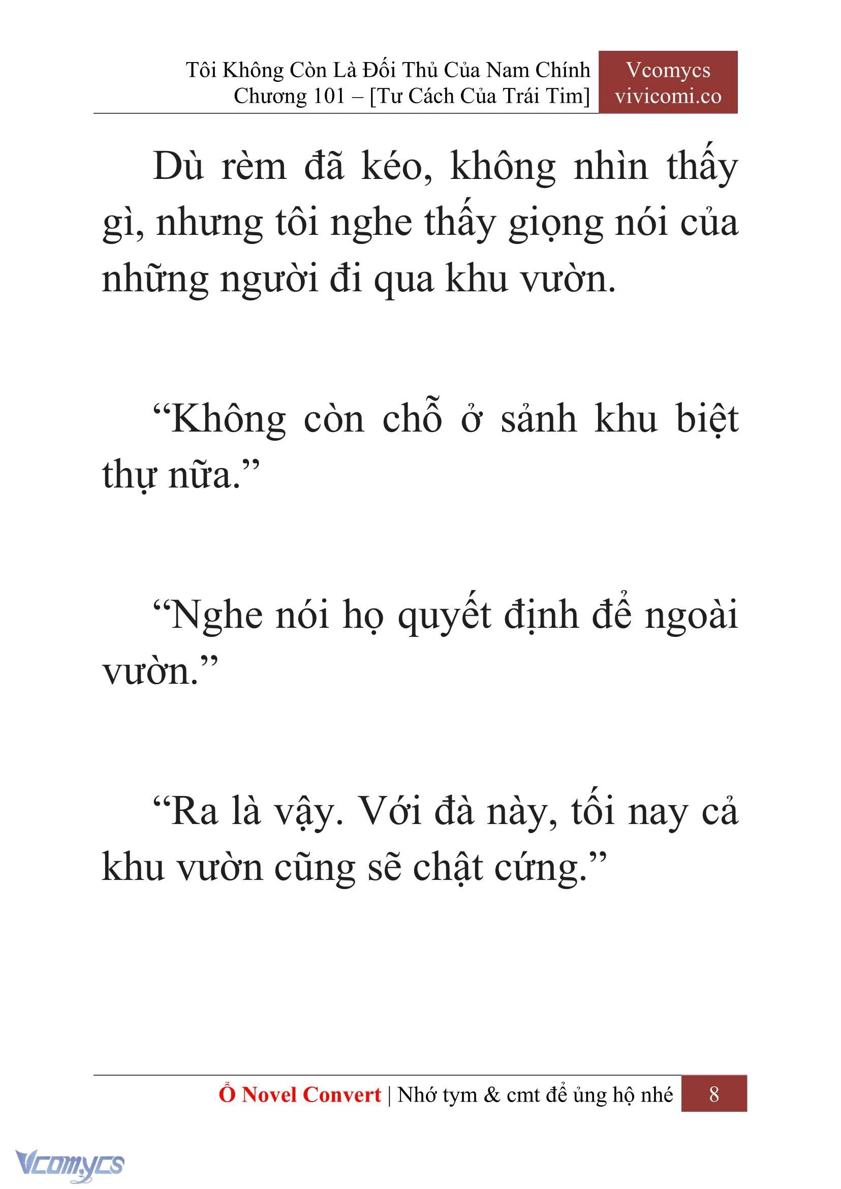 [Novel] Tôi Không Còn Là Đối Thủ Của Nam Chính Chapter  101 - 10
