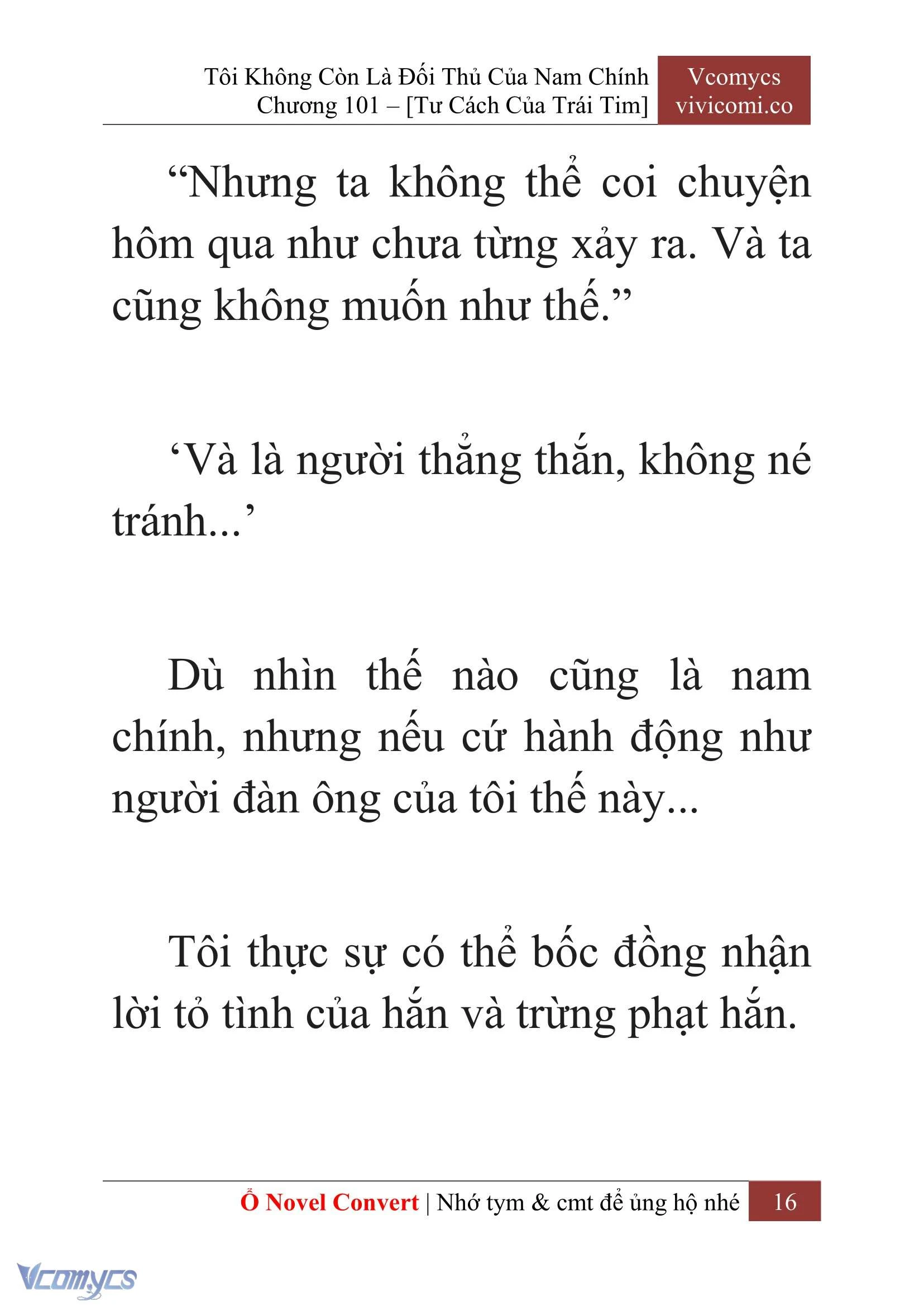 [Novel] Tôi Không Còn Là Đối Thủ Của Nam Chính Chapter  101 - 18
