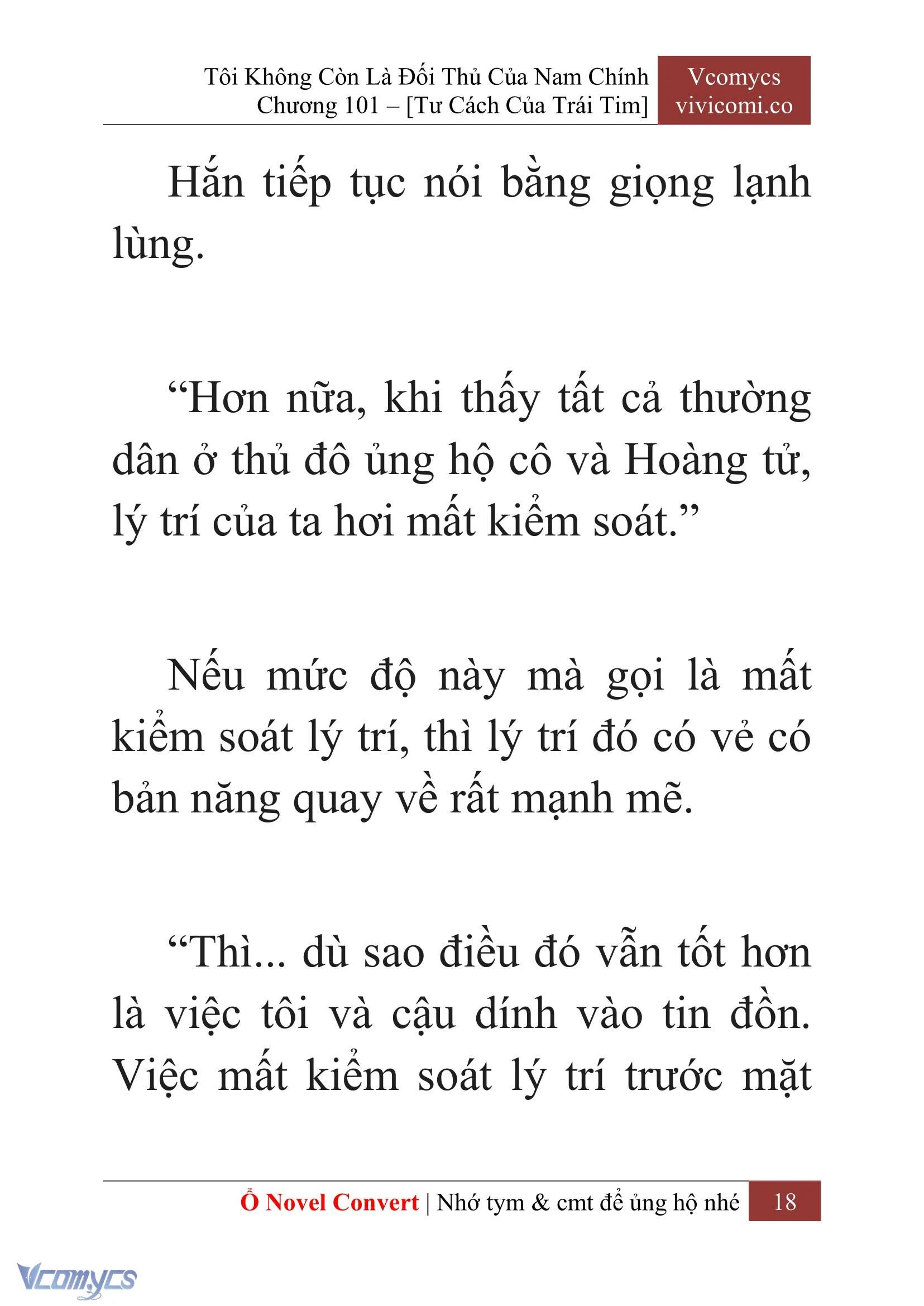 [Novel] Tôi Không Còn Là Đối Thủ Của Nam Chính Chapter  101 - 20