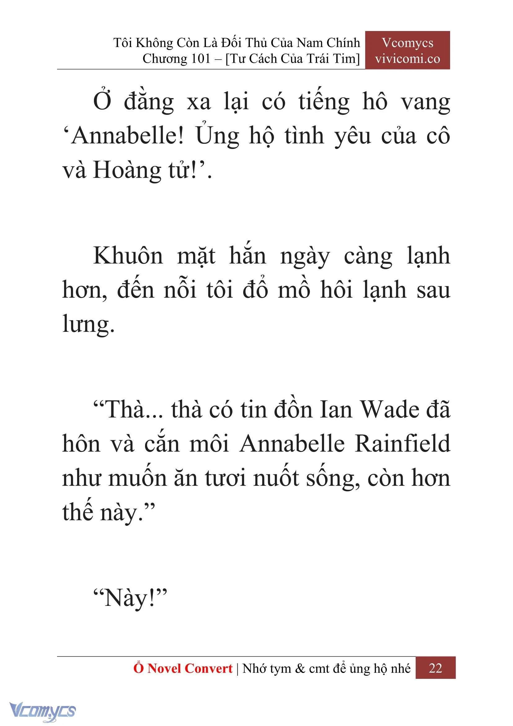 [Novel] Tôi Không Còn Là Đối Thủ Của Nam Chính Chapter  101 - 24