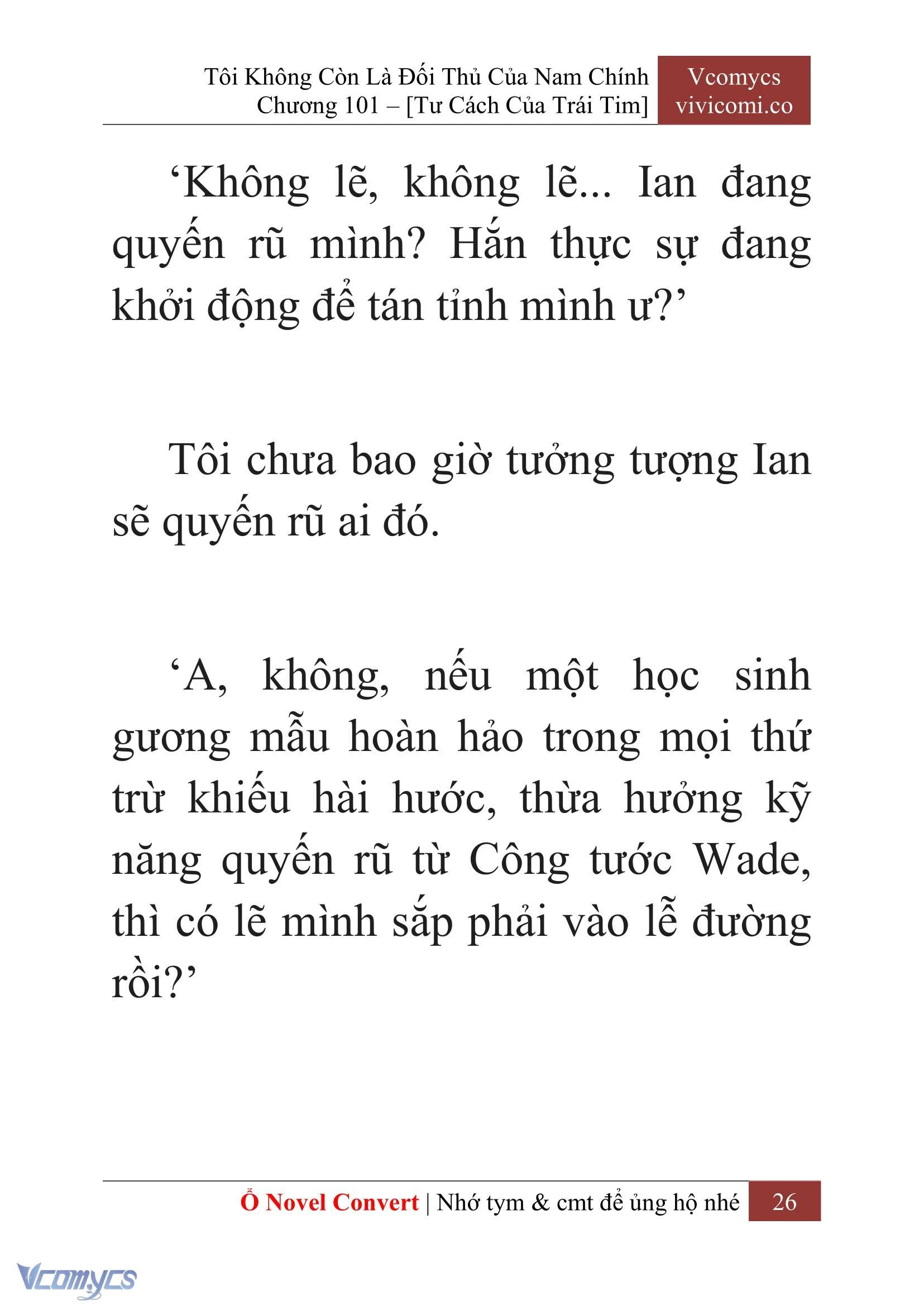 [Novel] Tôi Không Còn Là Đối Thủ Của Nam Chính Chapter  101 - 28