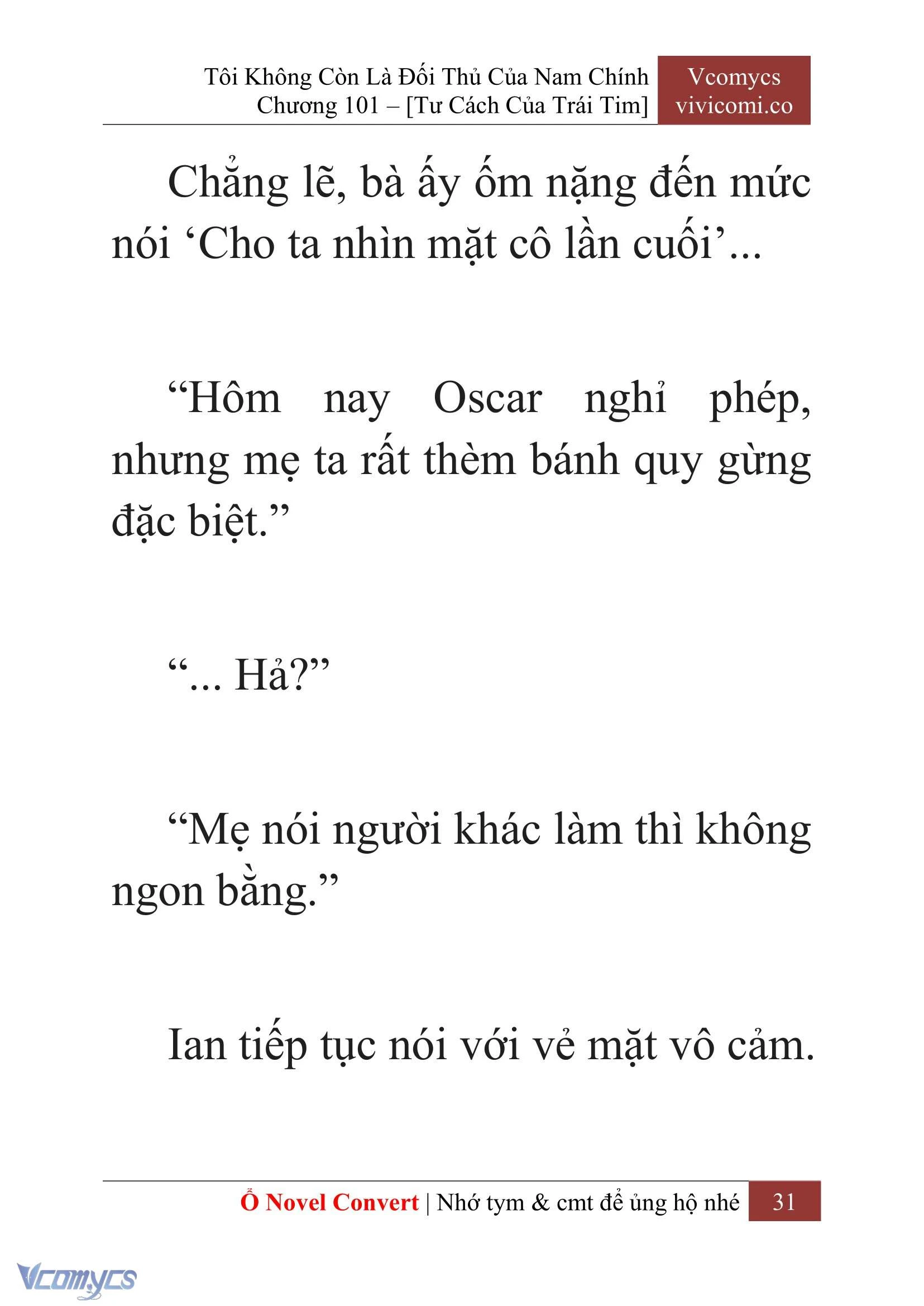 [Novel] Tôi Không Còn Là Đối Thủ Của Nam Chính Chapter  101 - 33