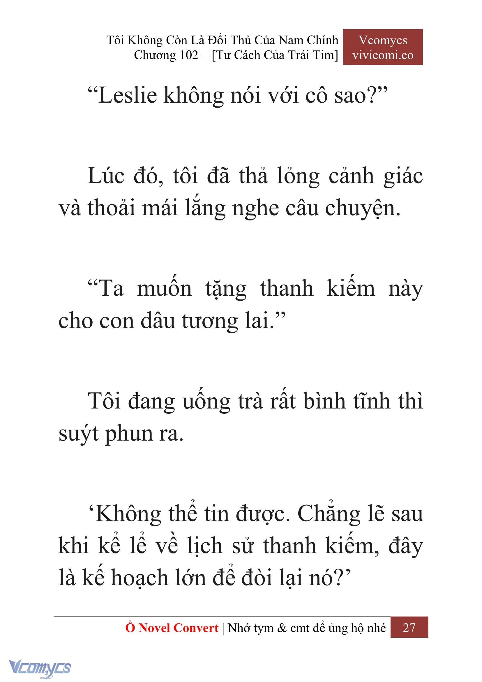 [Novel] Tôi Không Còn Là Đối Thủ Của Nam Chính Chapter  102 - 29