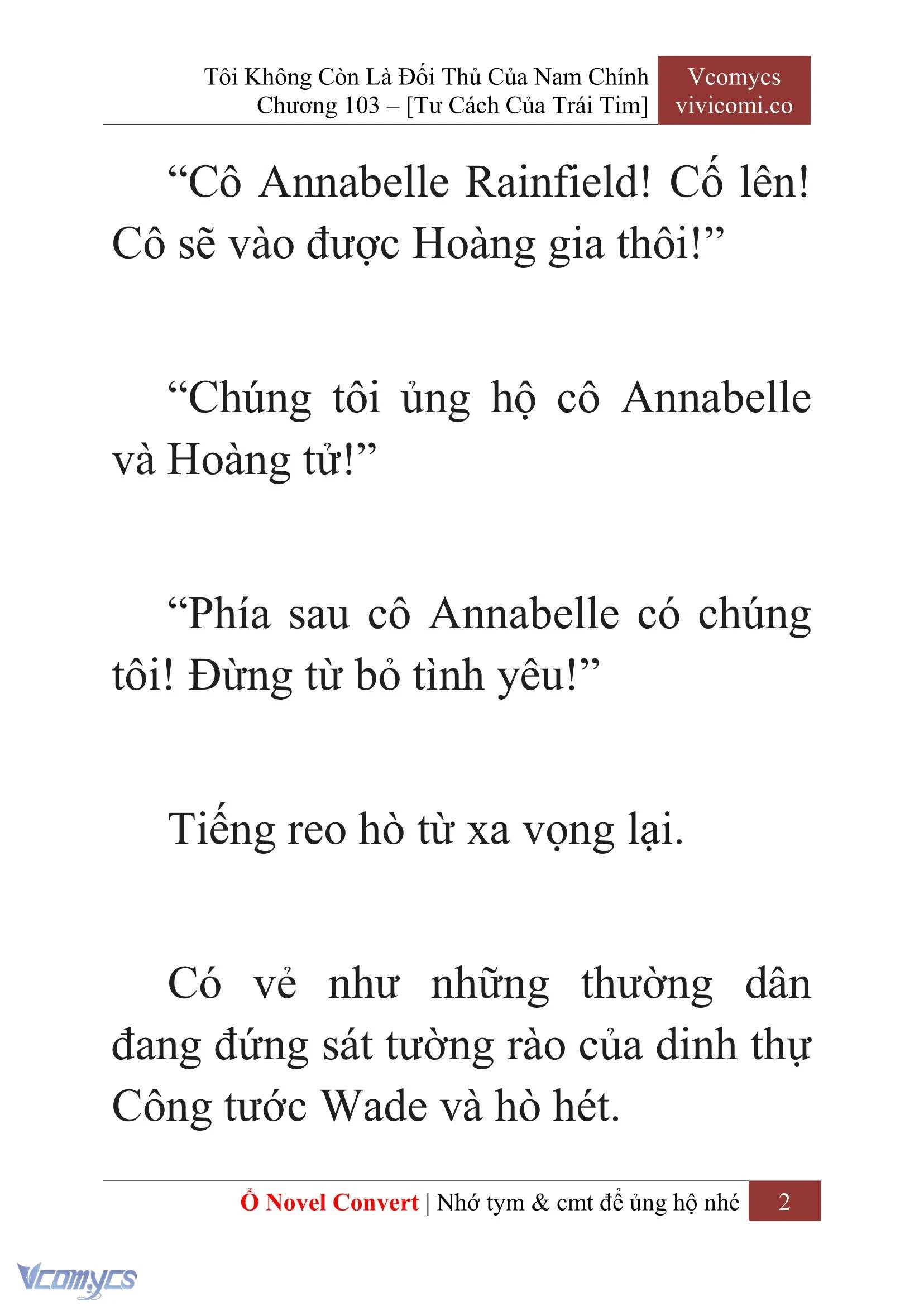 [Novel] Tôi Không Còn Là Đối Thủ Của Nam Chính Chapter  103 - 4