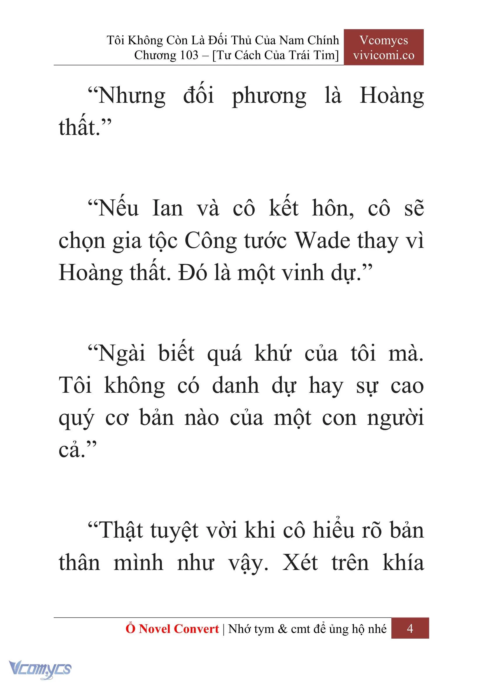 [Novel] Tôi Không Còn Là Đối Thủ Của Nam Chính Chapter  103 - 6