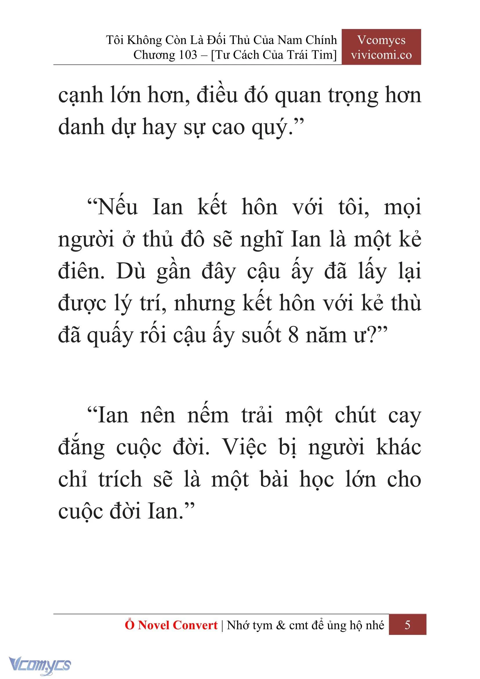 [Novel] Tôi Không Còn Là Đối Thủ Của Nam Chính Chapter  103 - 7