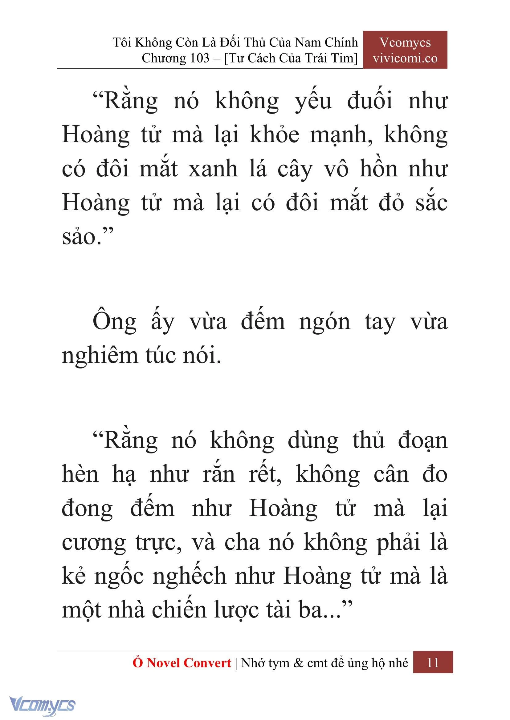 [Novel] Tôi Không Còn Là Đối Thủ Của Nam Chính Chapter  103 - 13