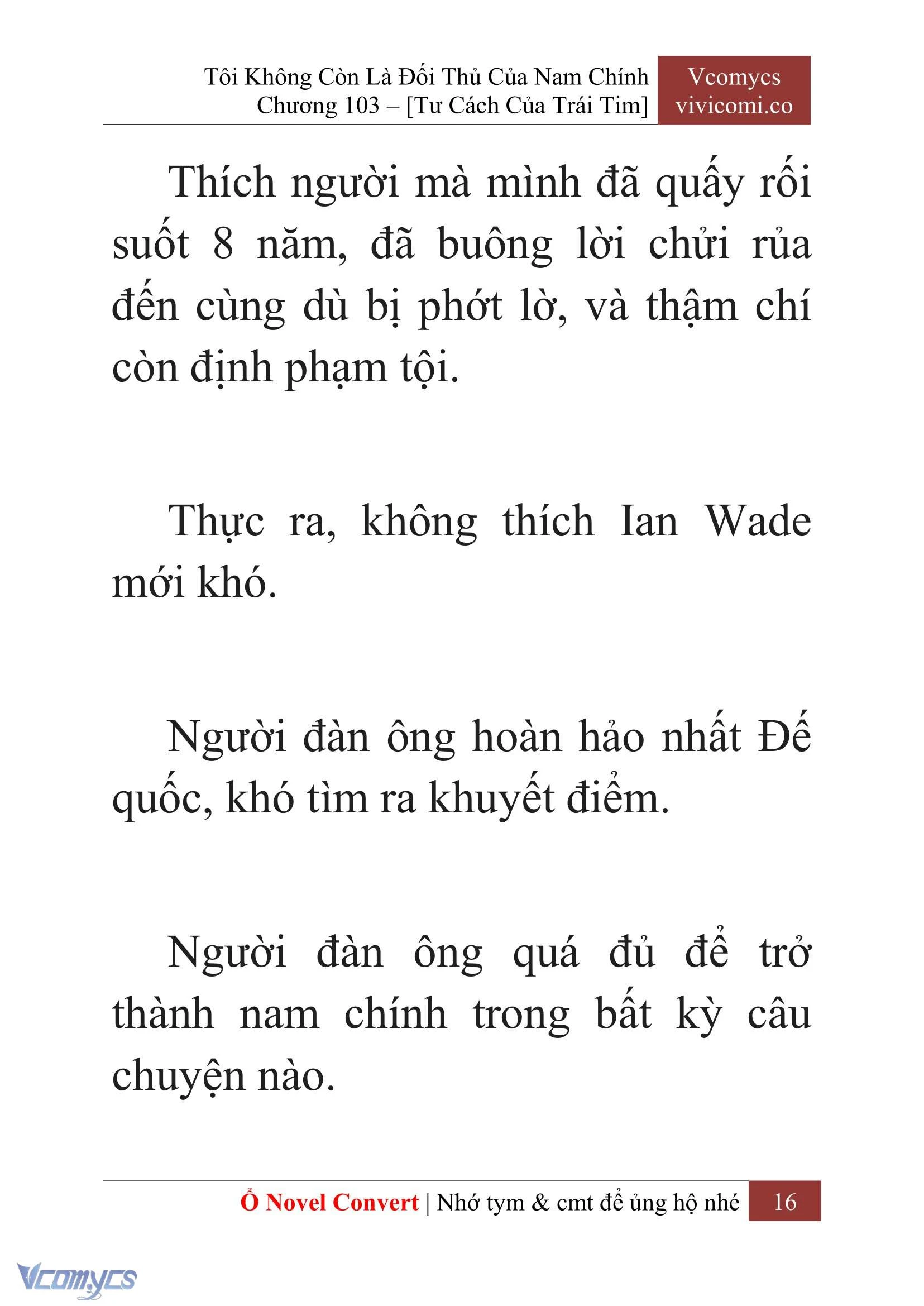 [Novel] Tôi Không Còn Là Đối Thủ Của Nam Chính Chapter  103 - 18