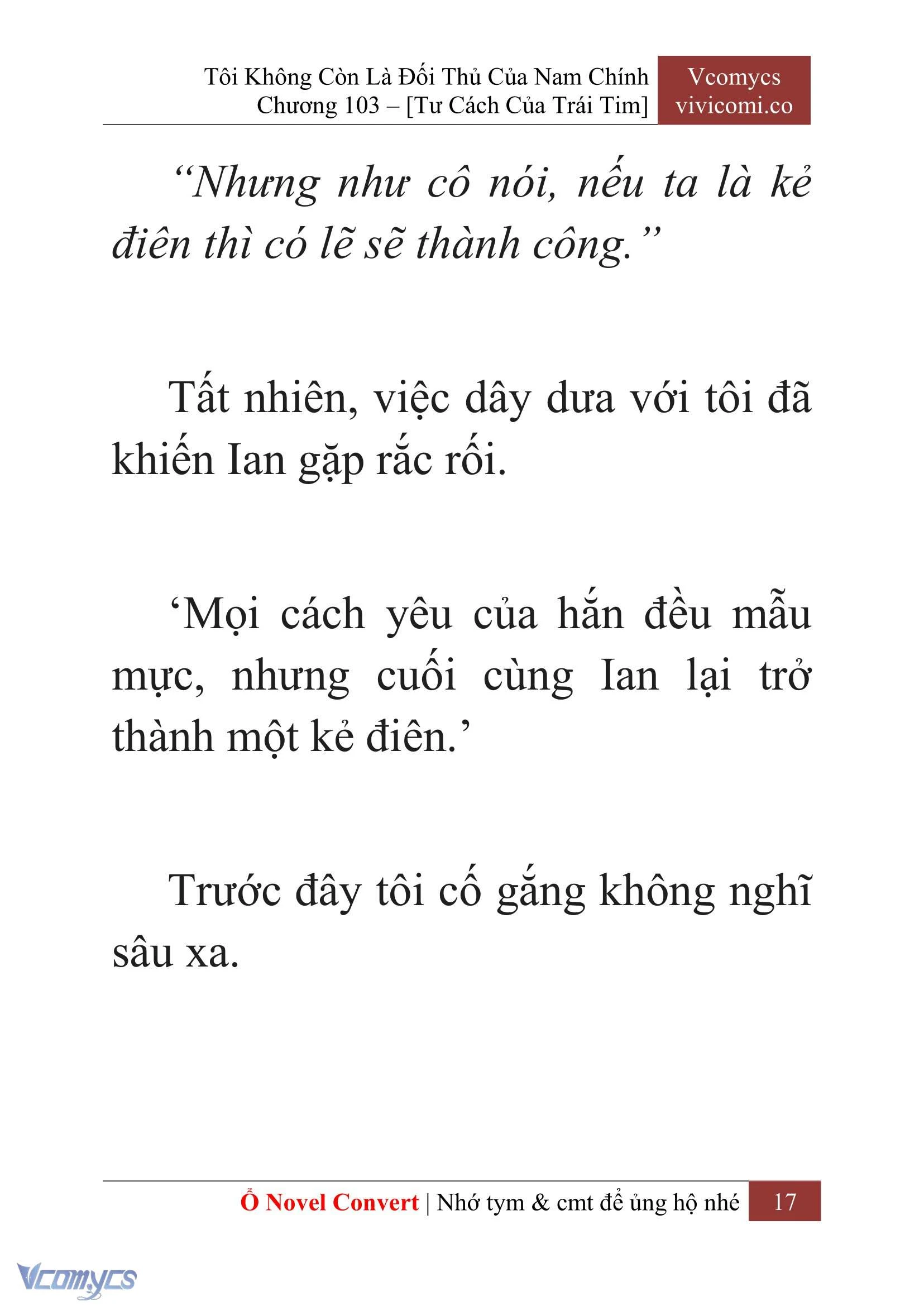 [Novel] Tôi Không Còn Là Đối Thủ Của Nam Chính Chapter  103 - 19