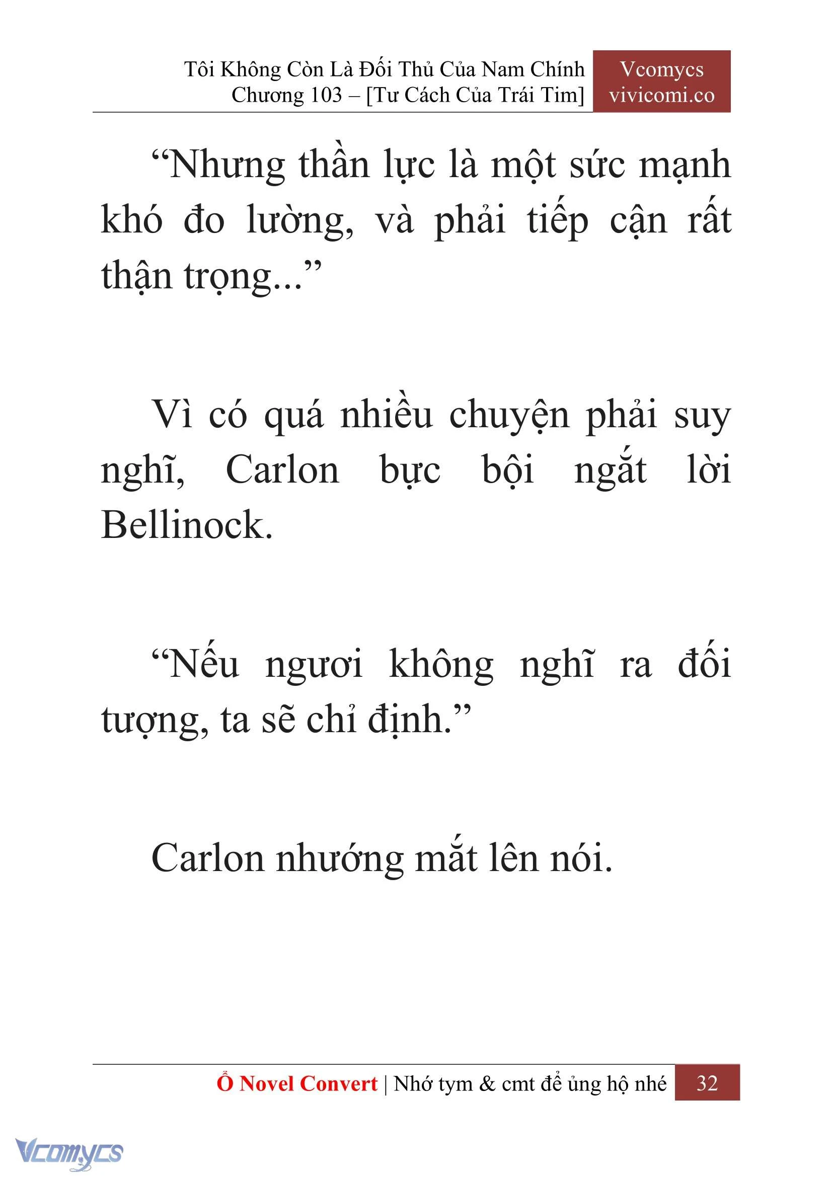 [Novel] Tôi Không Còn Là Đối Thủ Của Nam Chính Chapter  103 - 34