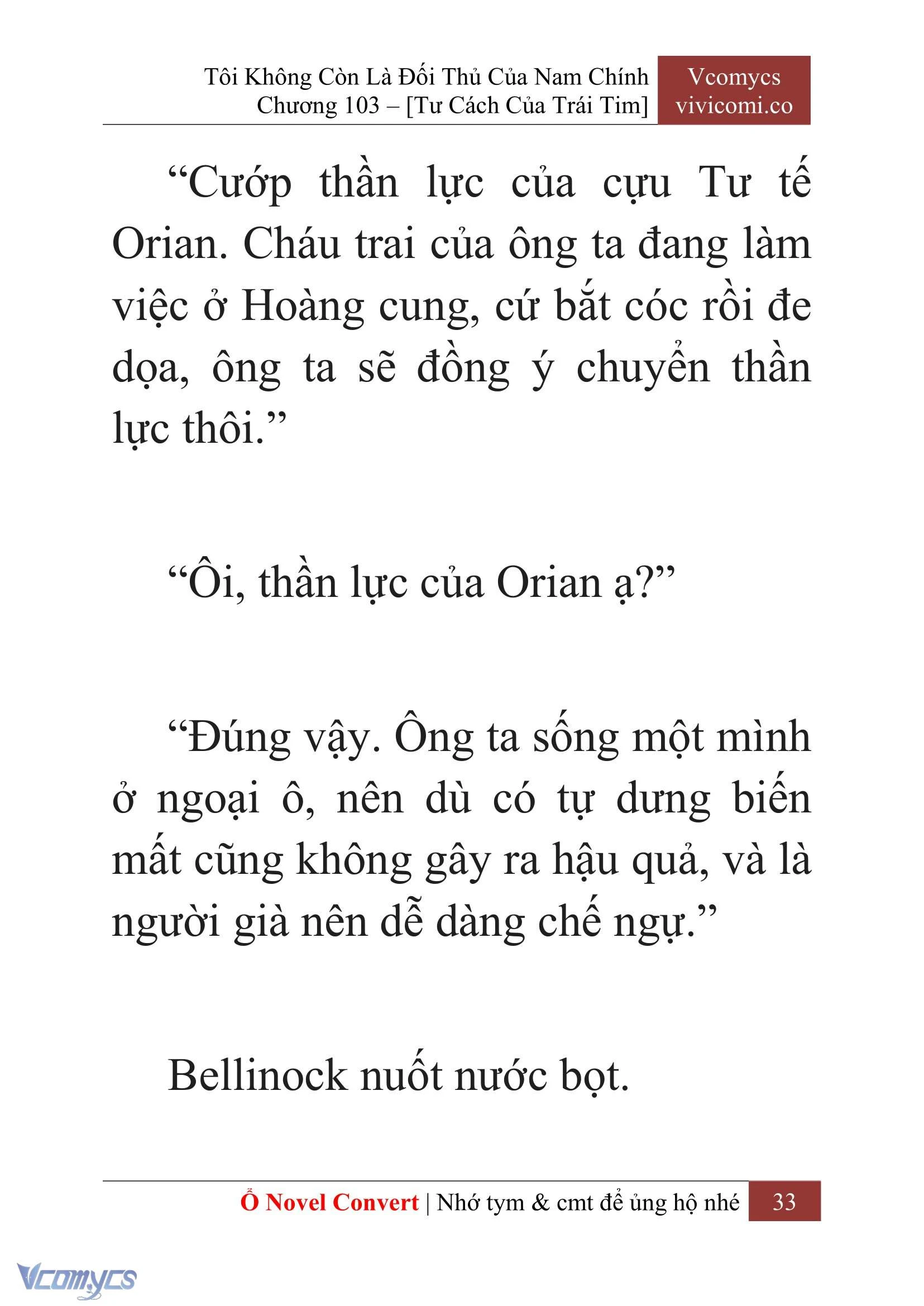 [Novel] Tôi Không Còn Là Đối Thủ Của Nam Chính Chapter  103 - 35