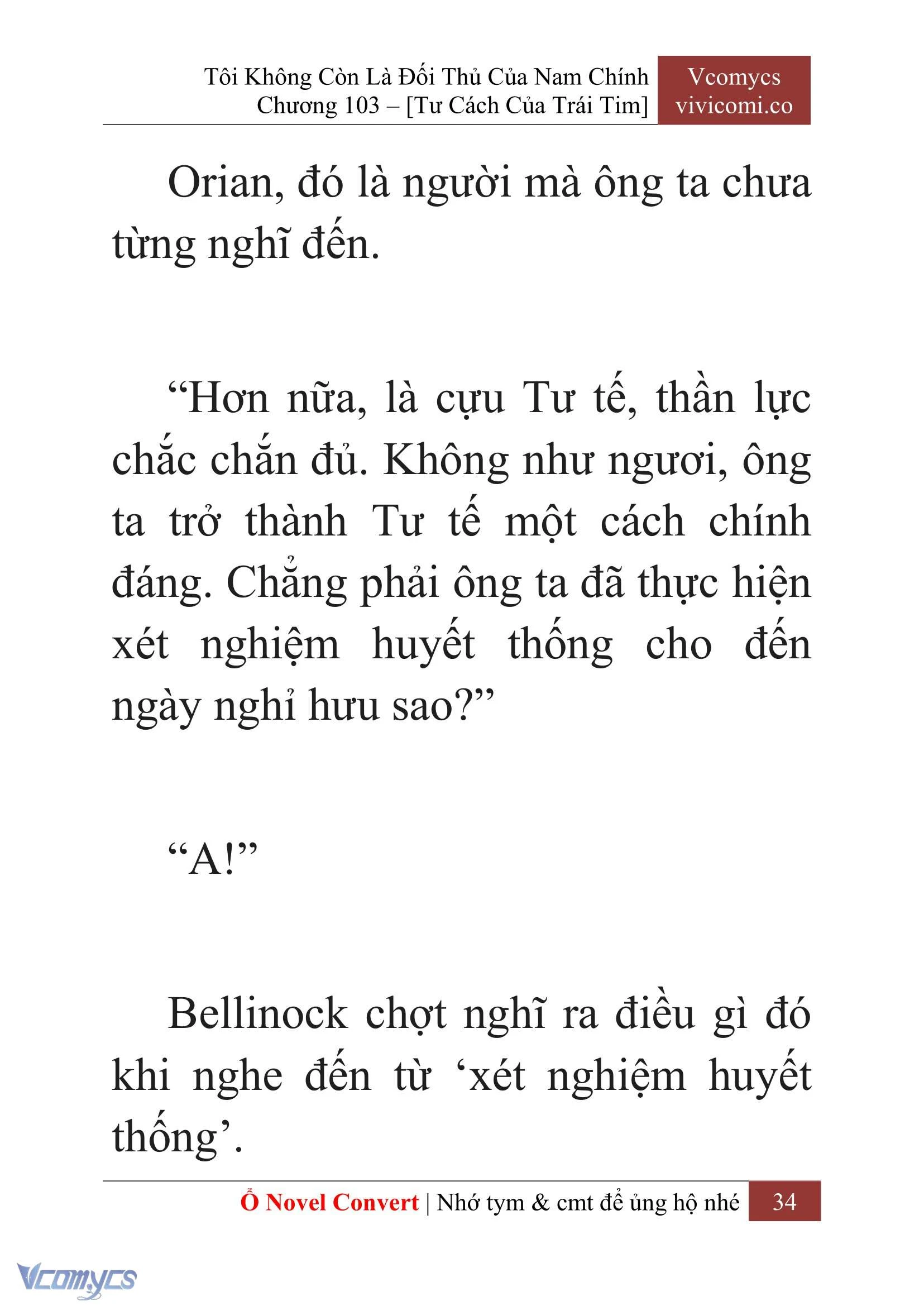 [Novel] Tôi Không Còn Là Đối Thủ Của Nam Chính Chapter  103 - 36