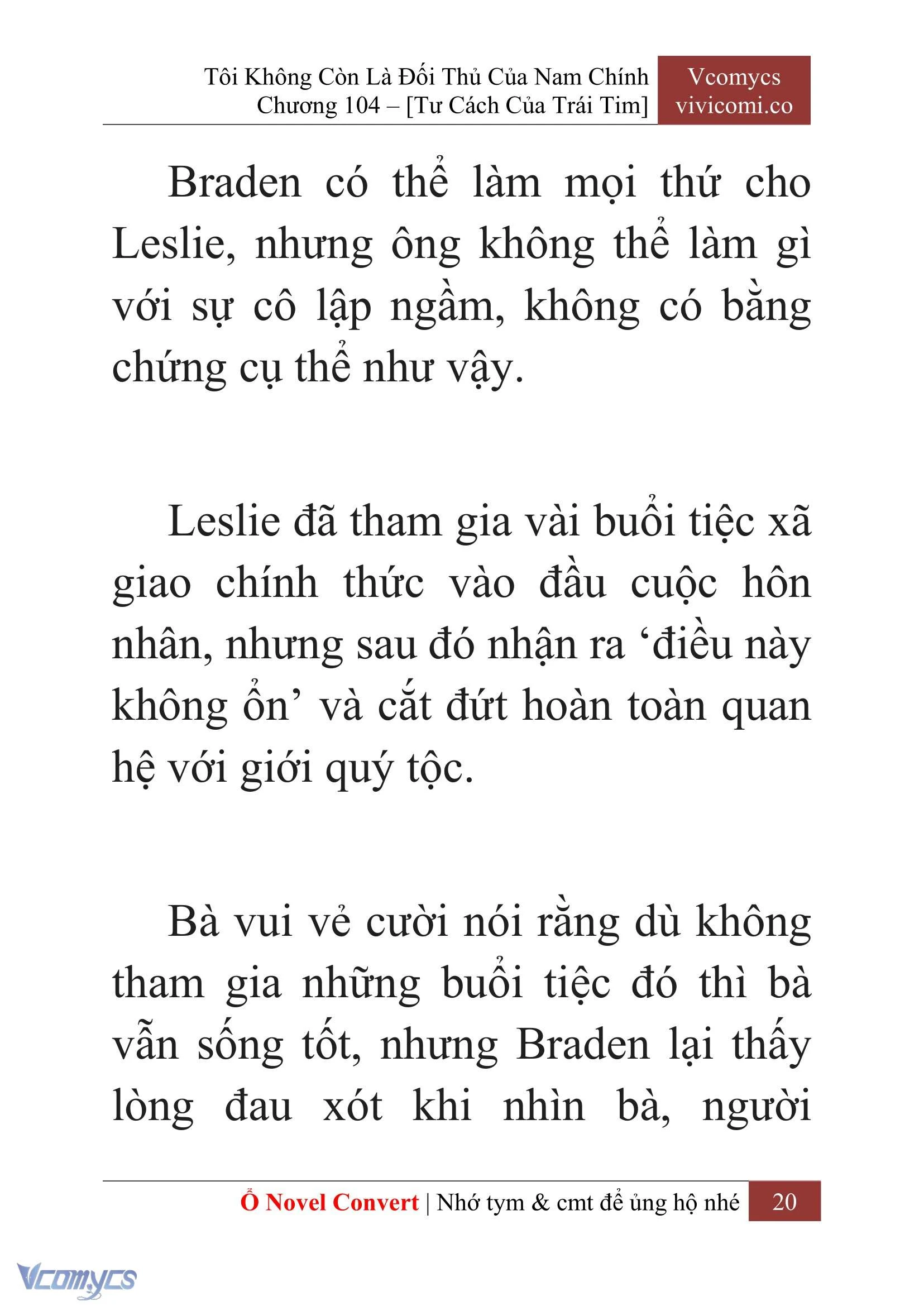 [Novel] Tôi Không Còn Là Đối Thủ Của Nam Chính Chapter  104 - 22