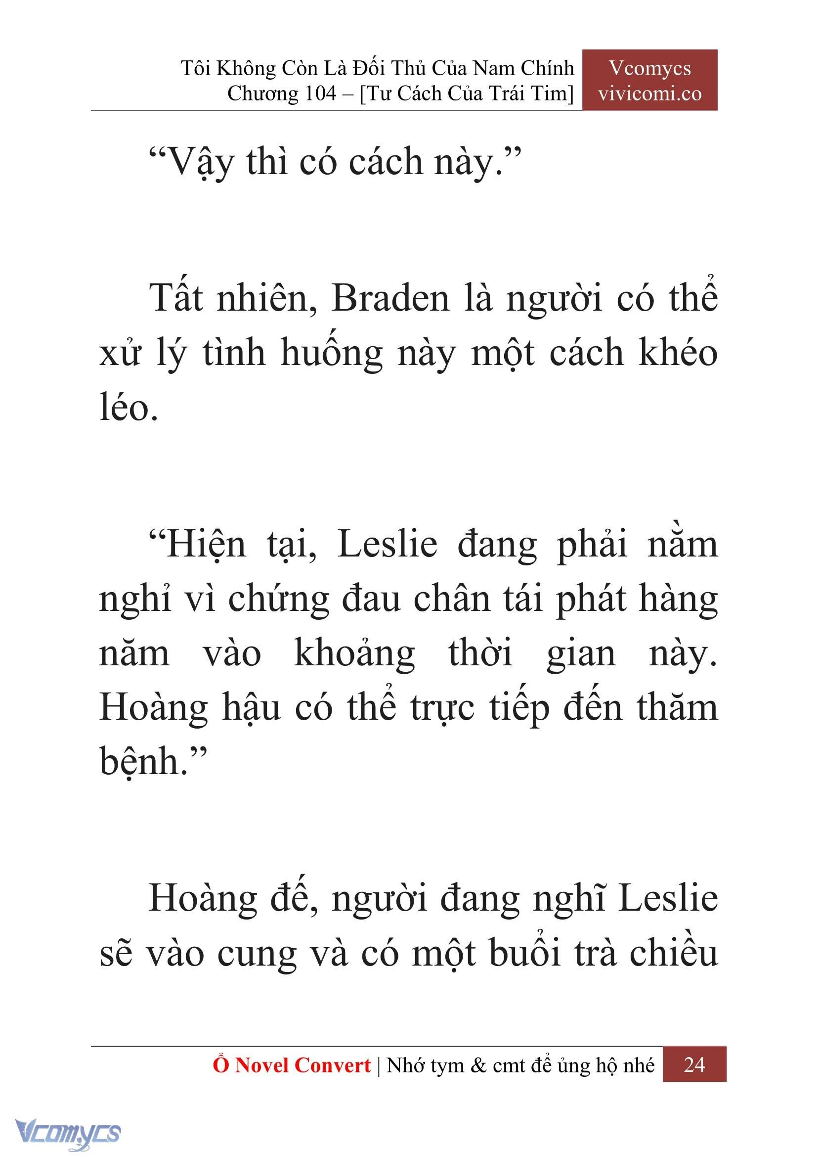 [Novel] Tôi Không Còn Là Đối Thủ Của Nam Chính Chapter  104 - 26