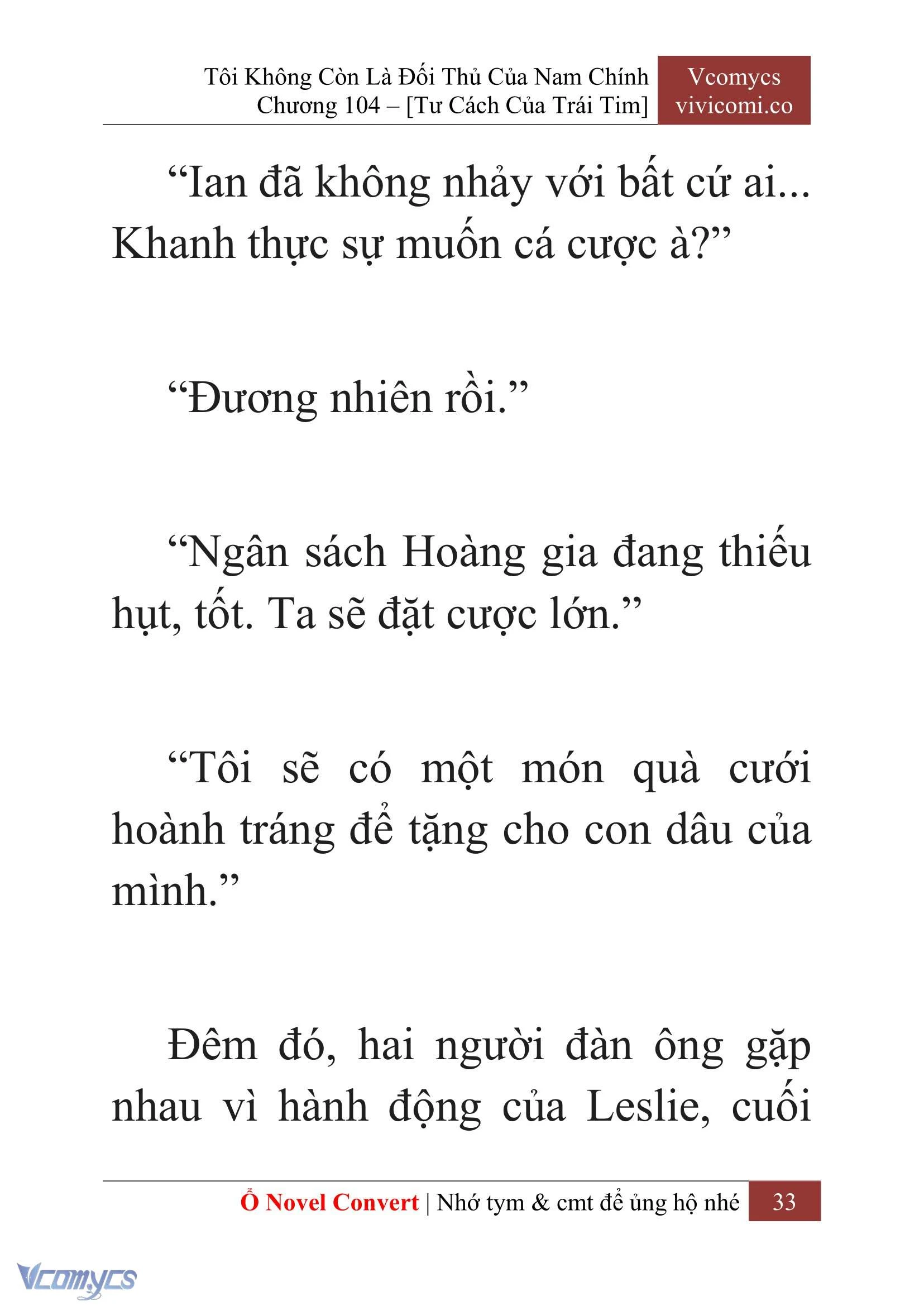 [Novel] Tôi Không Còn Là Đối Thủ Của Nam Chính Chapter  104 - 35