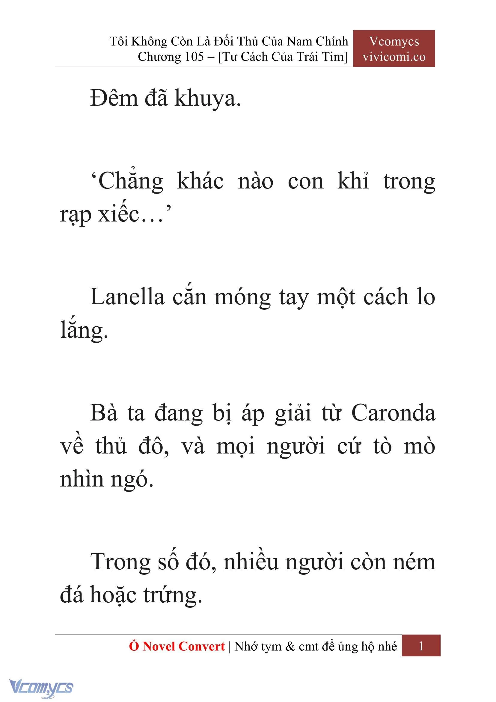 [Novel] Tôi Không Còn Là Đối Thủ Của Nam Chính Chapter  105 - 3