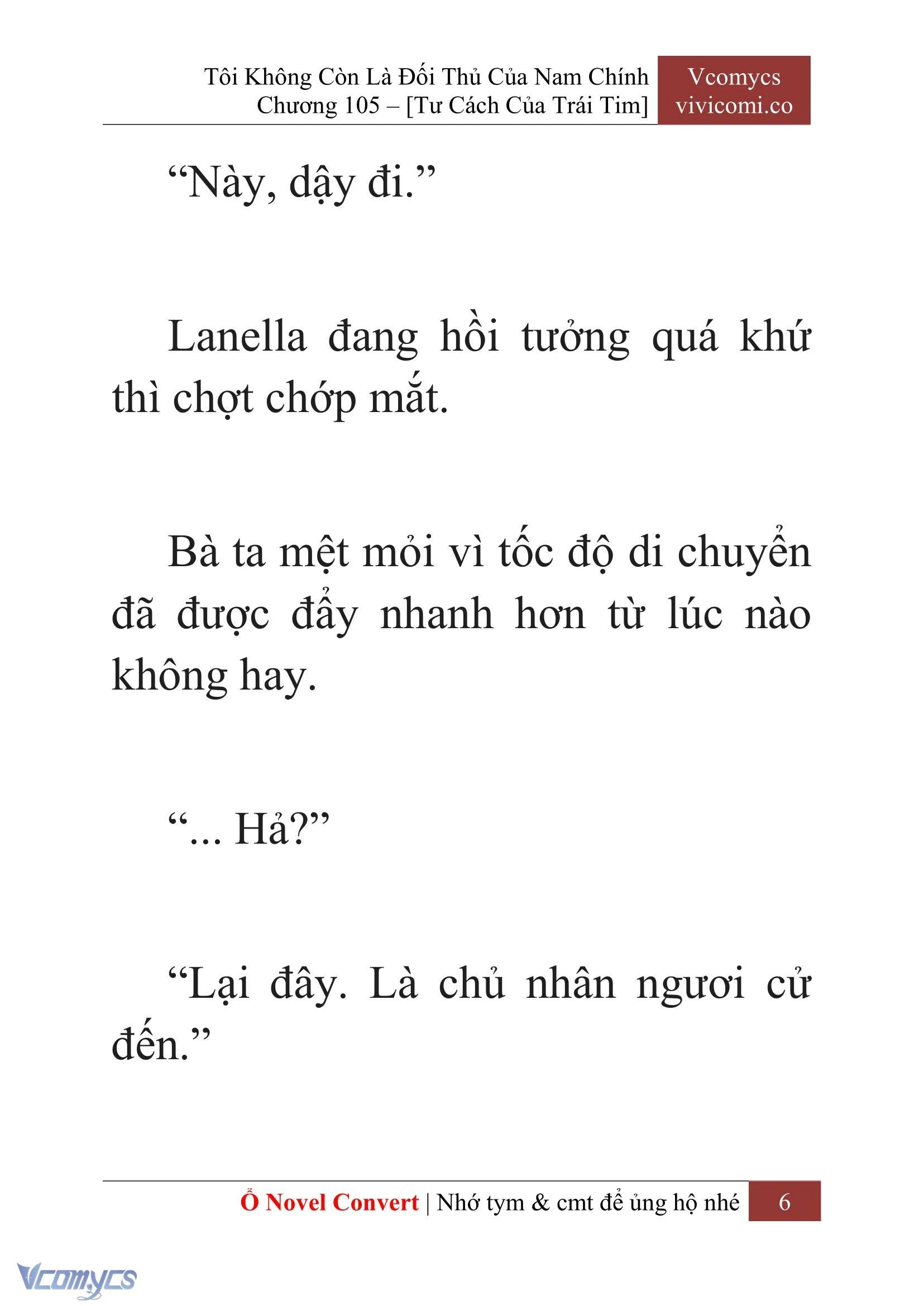 [Novel] Tôi Không Còn Là Đối Thủ Của Nam Chính Chapter  105 - 8