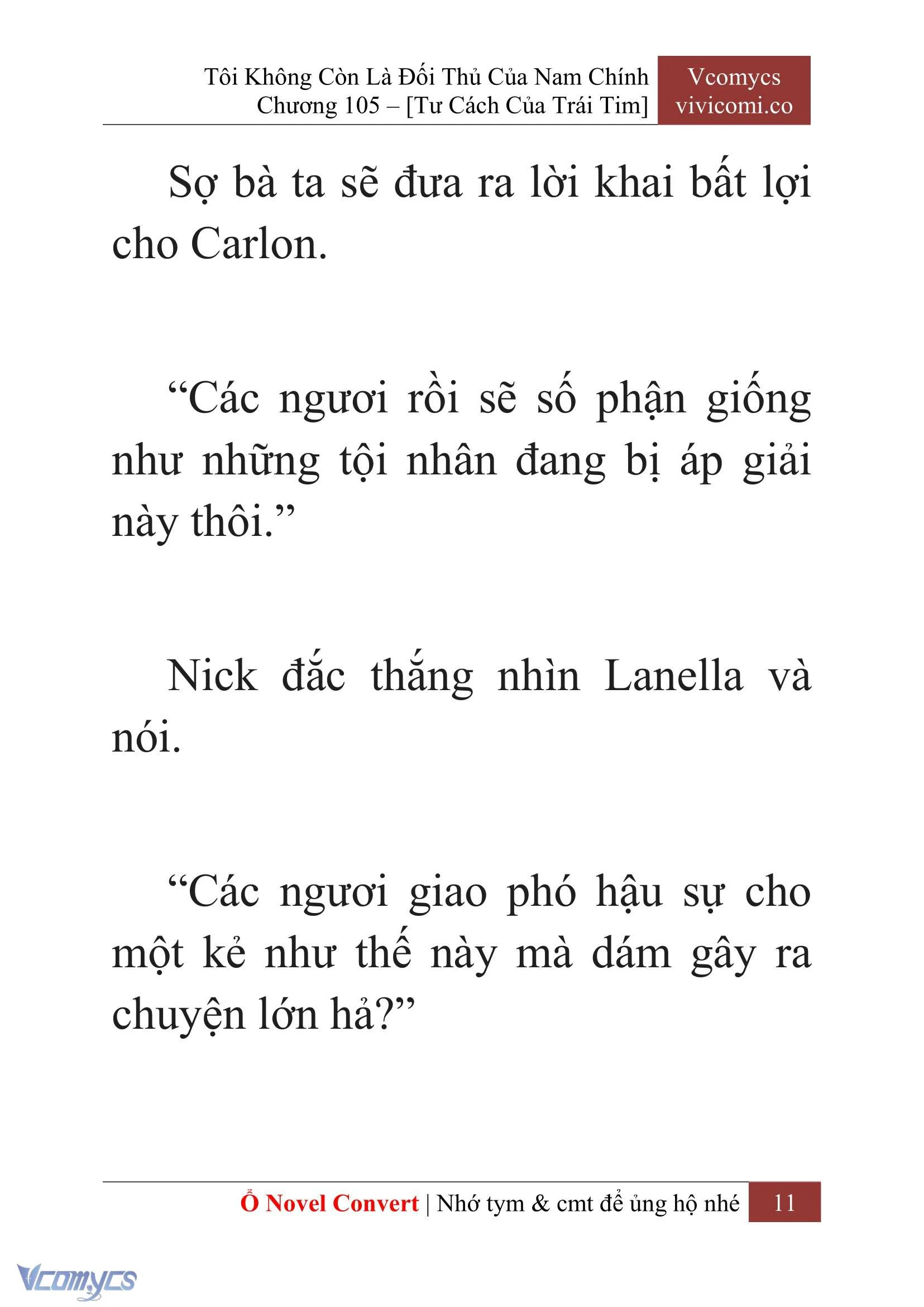 [Novel] Tôi Không Còn Là Đối Thủ Của Nam Chính Chapter  105 - 13