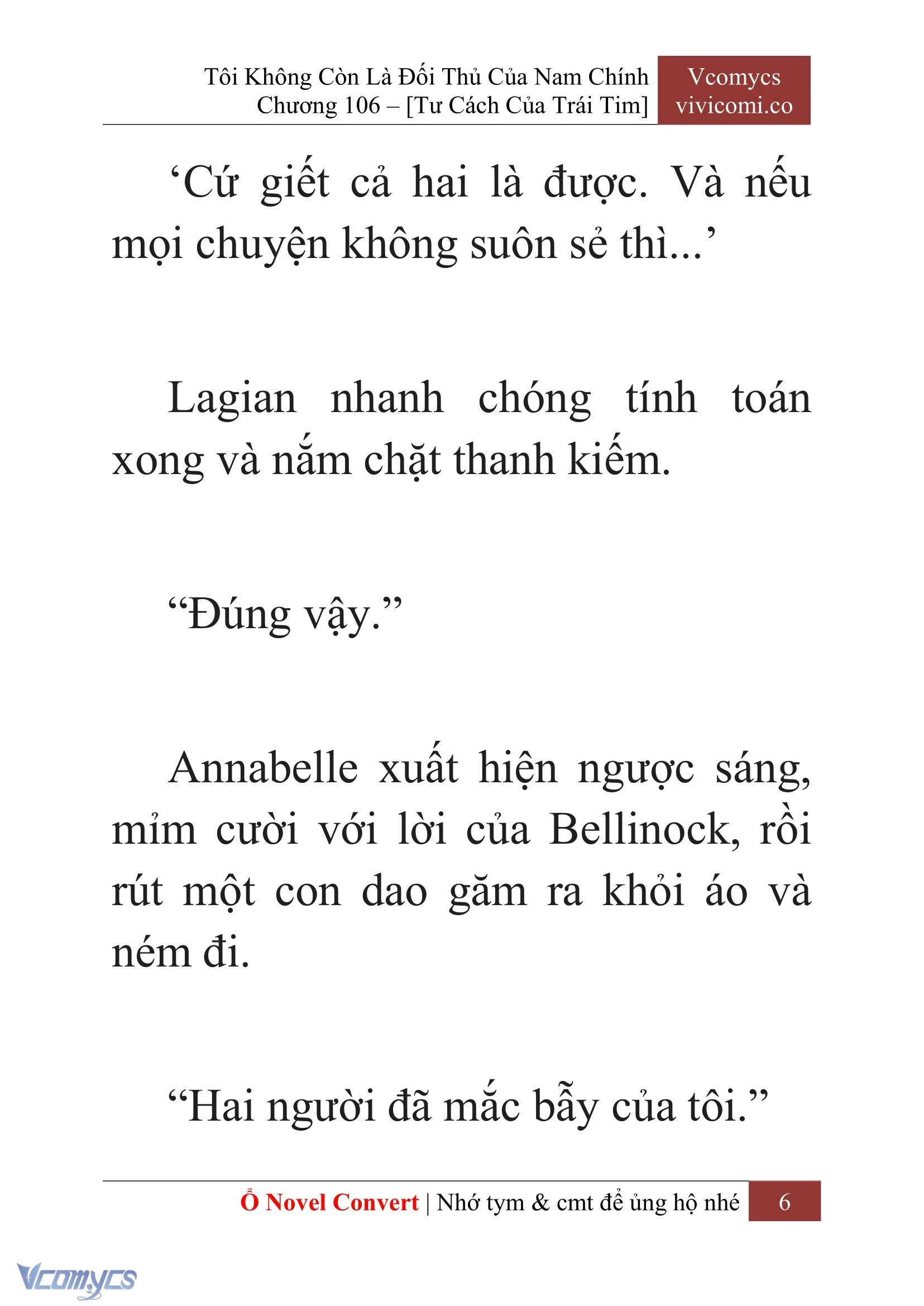 [Novel] Tôi Không Còn Là Đối Thủ Của Nam Chính Chapter  106 - 8