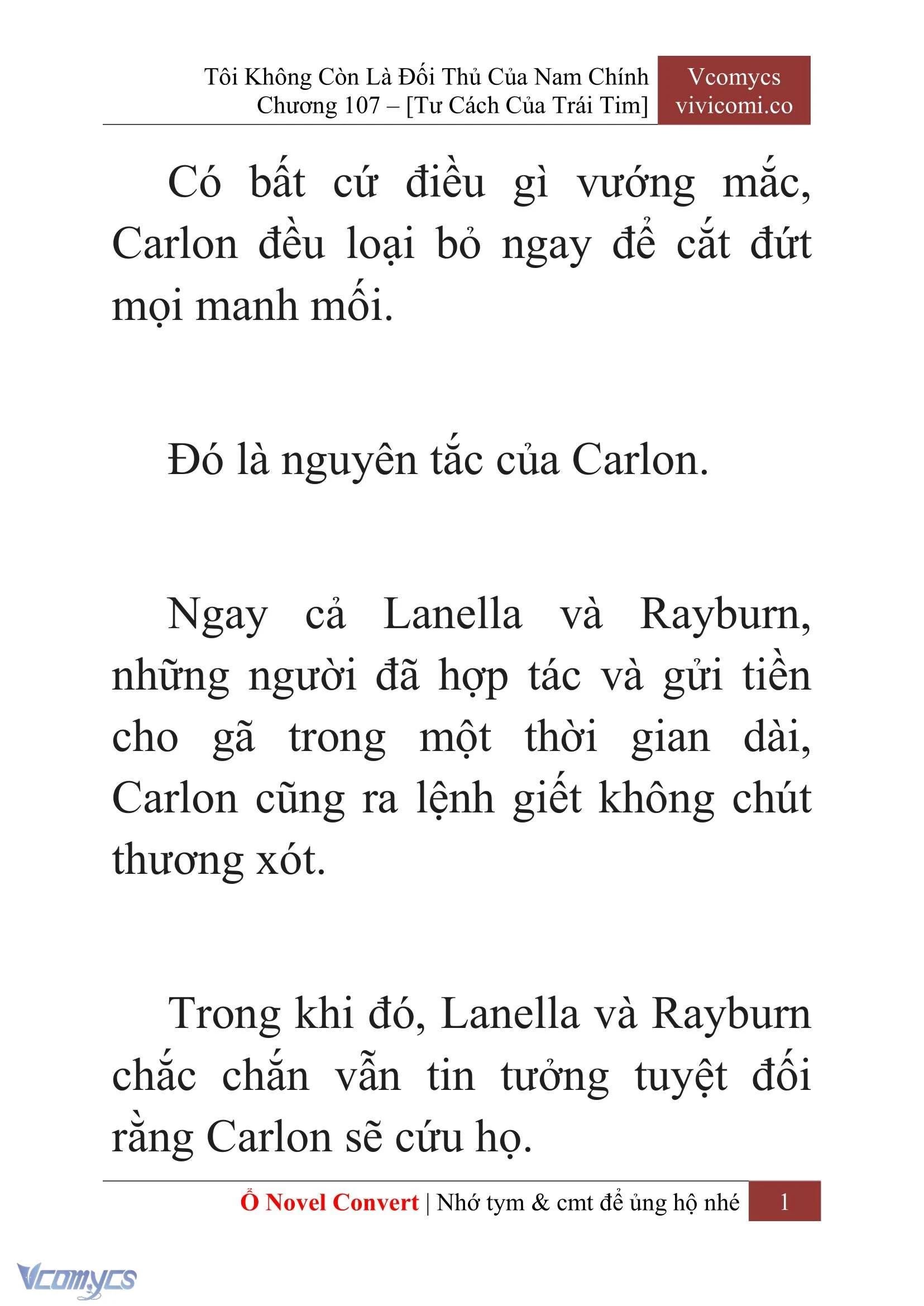 [Novel] Tôi Không Còn Là Đối Thủ Của Nam Chính Chapter  107 - 3