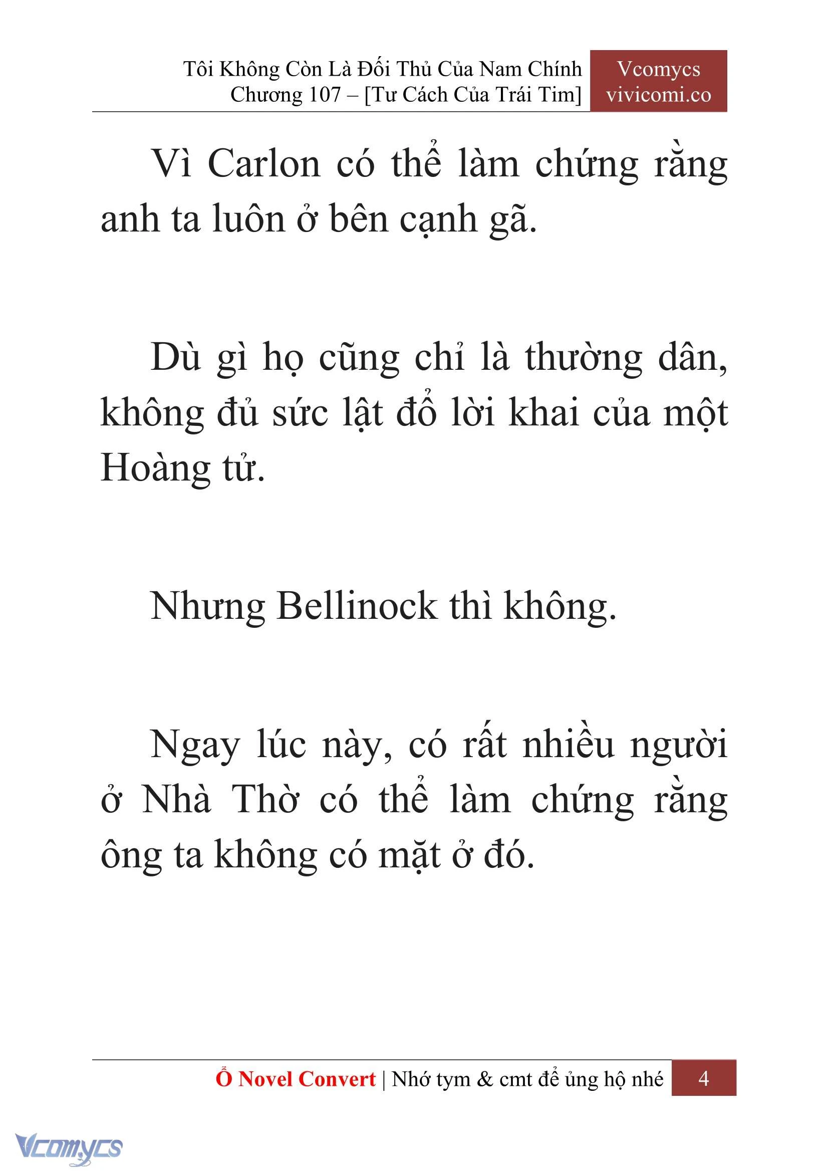 [Novel] Tôi Không Còn Là Đối Thủ Của Nam Chính Chapter  107 - 6