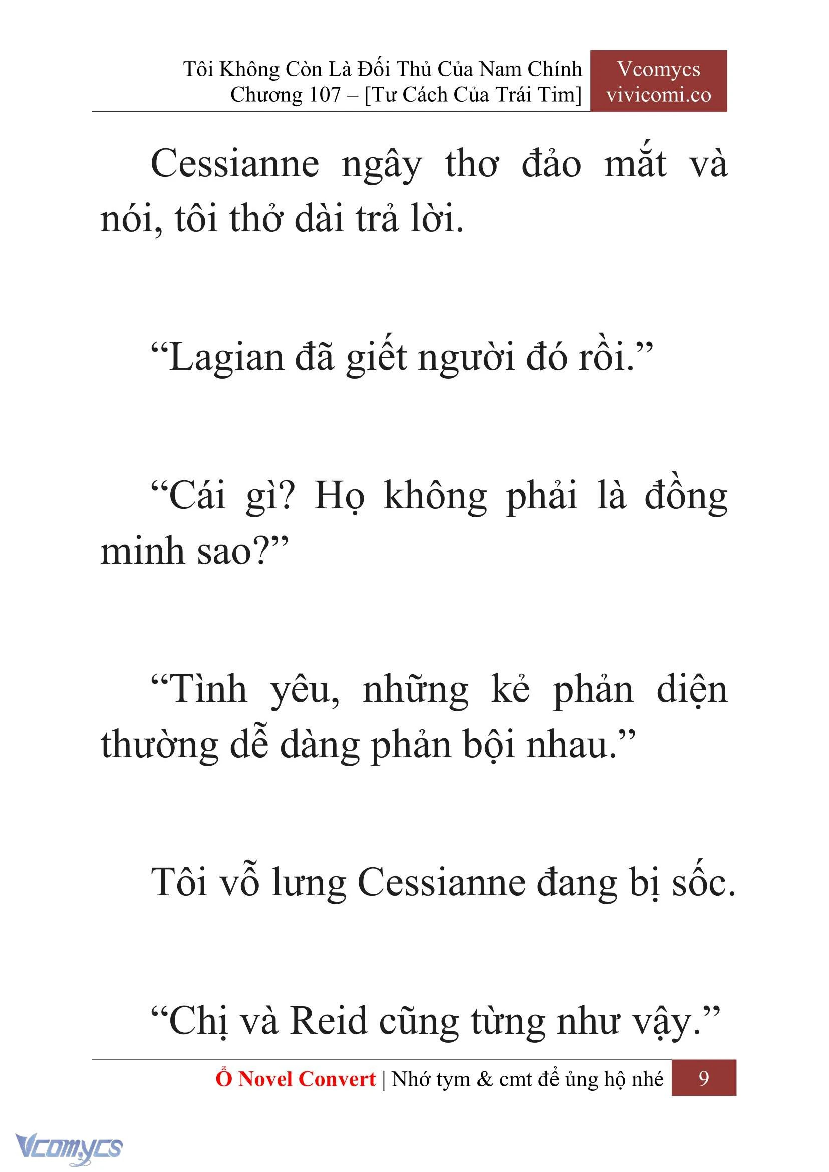 [Novel] Tôi Không Còn Là Đối Thủ Của Nam Chính Chapter  107 - 11