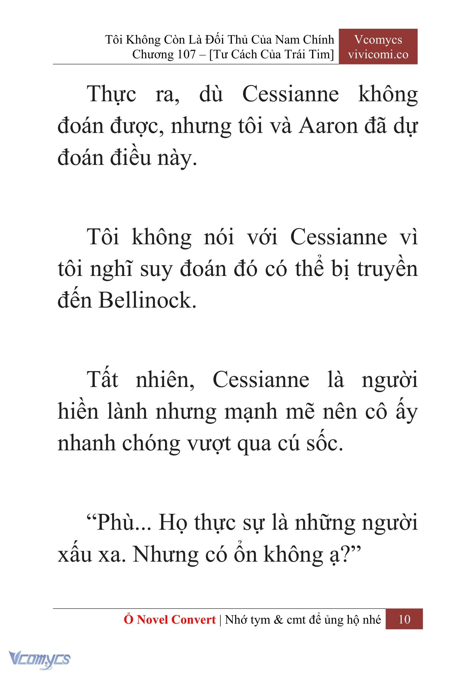 [Novel] Tôi Không Còn Là Đối Thủ Của Nam Chính Chapter  107 - 12
