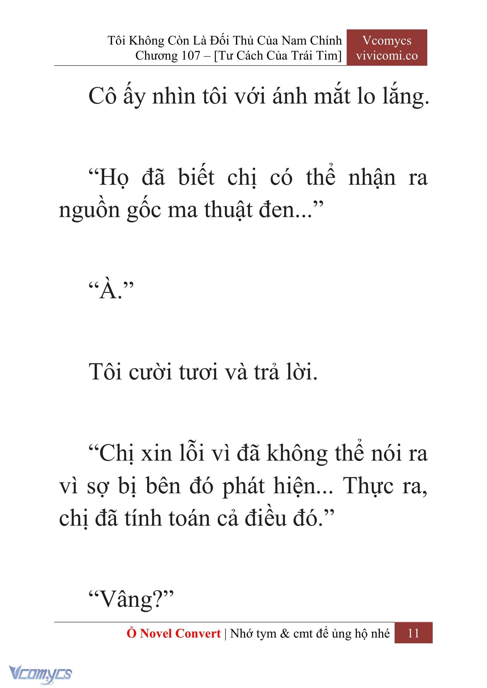 [Novel] Tôi Không Còn Là Đối Thủ Của Nam Chính Chapter  107 - 13