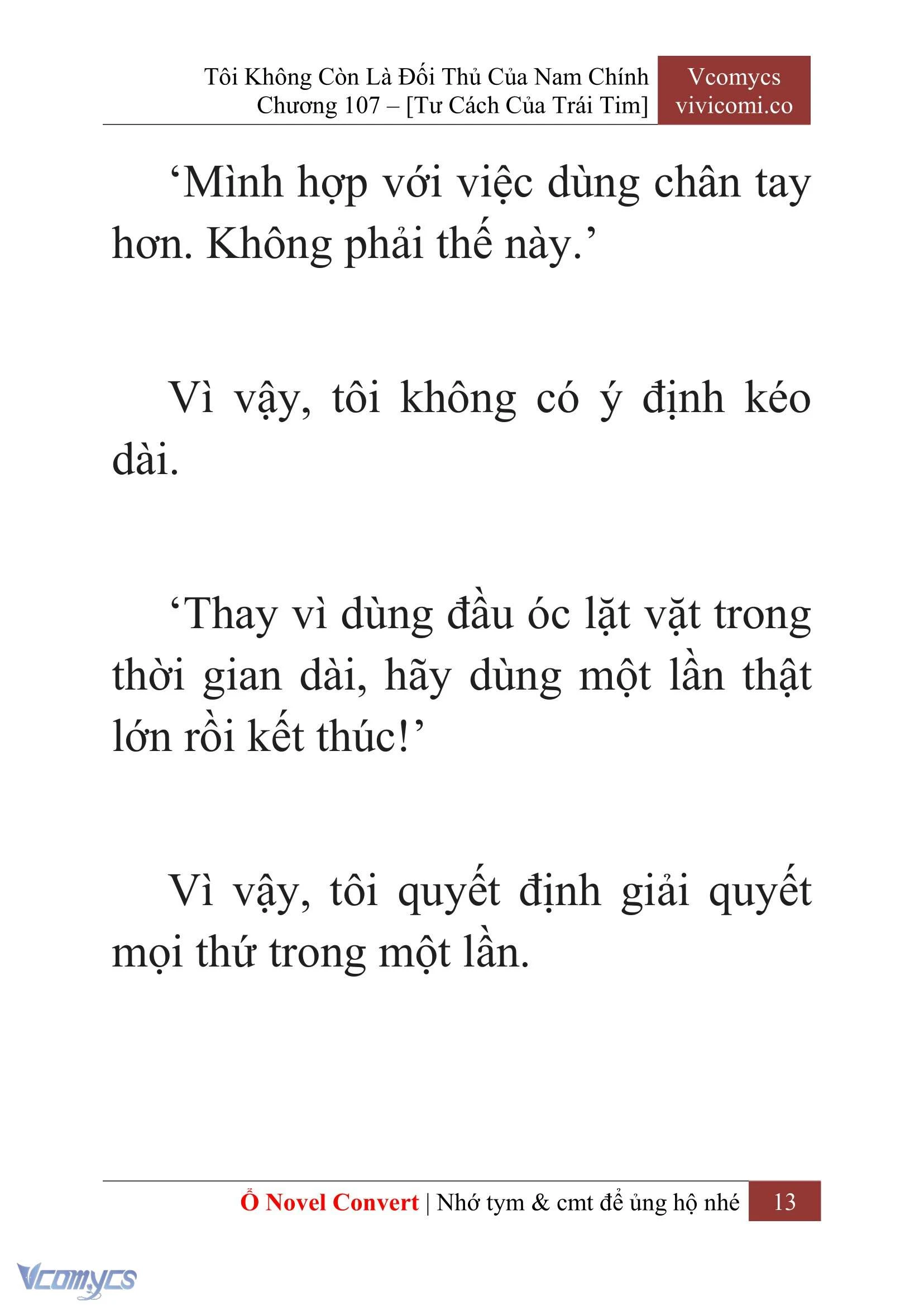 [Novel] Tôi Không Còn Là Đối Thủ Của Nam Chính Chapter  107 - 15