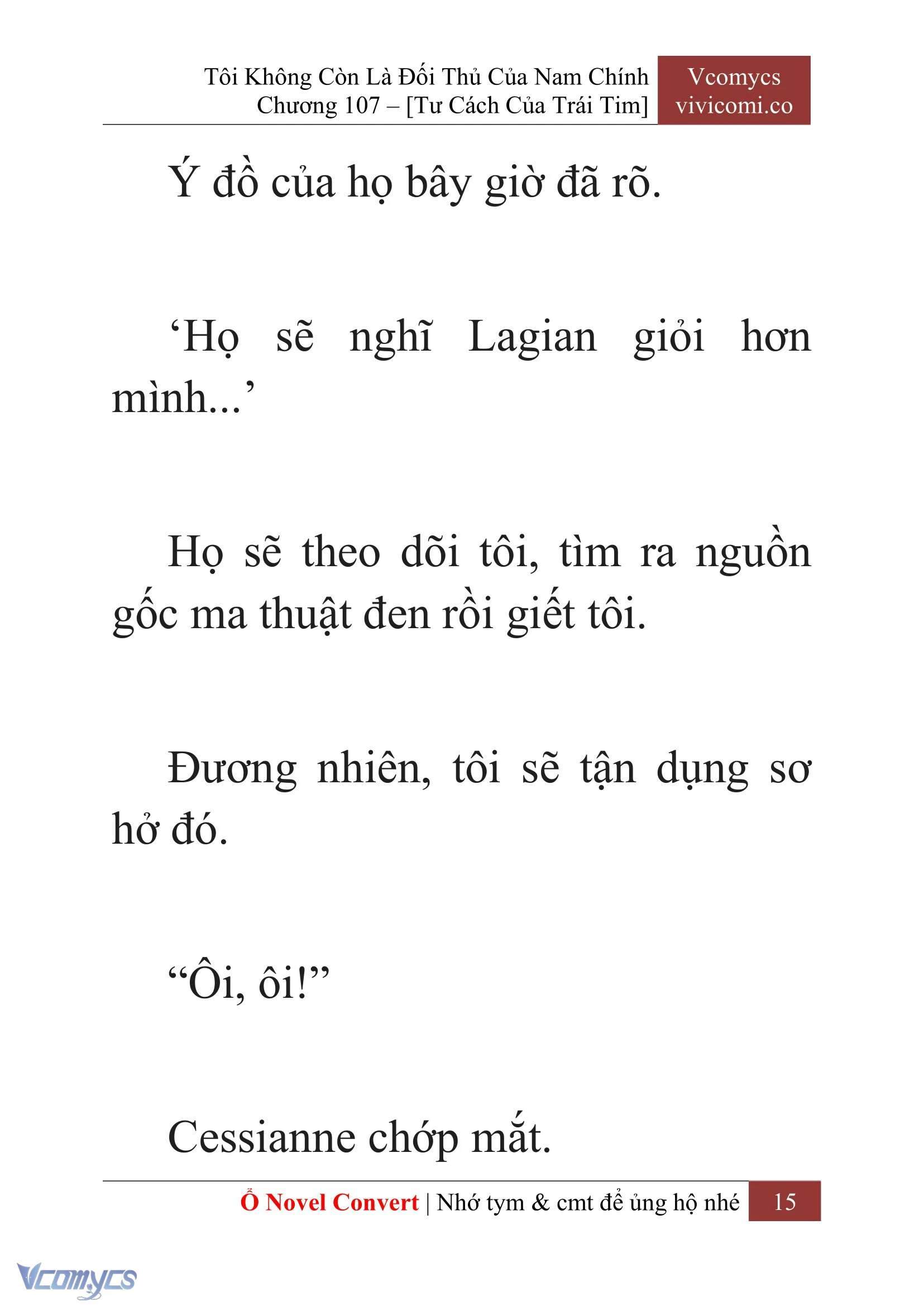 [Novel] Tôi Không Còn Là Đối Thủ Của Nam Chính Chapter  107 - 17