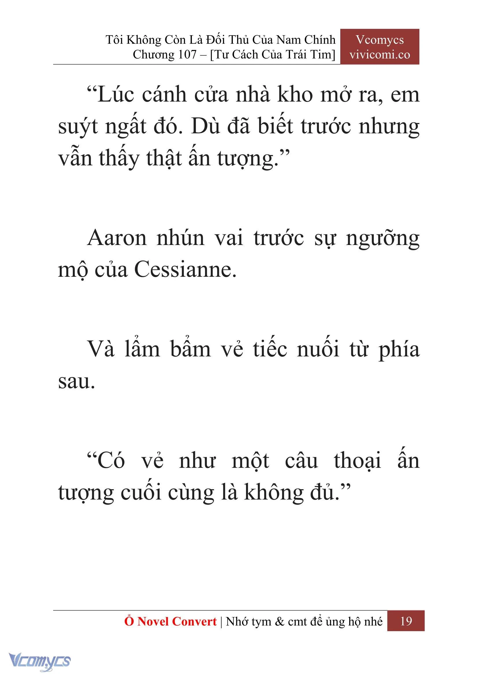 [Novel] Tôi Không Còn Là Đối Thủ Của Nam Chính Chapter  107 - 21