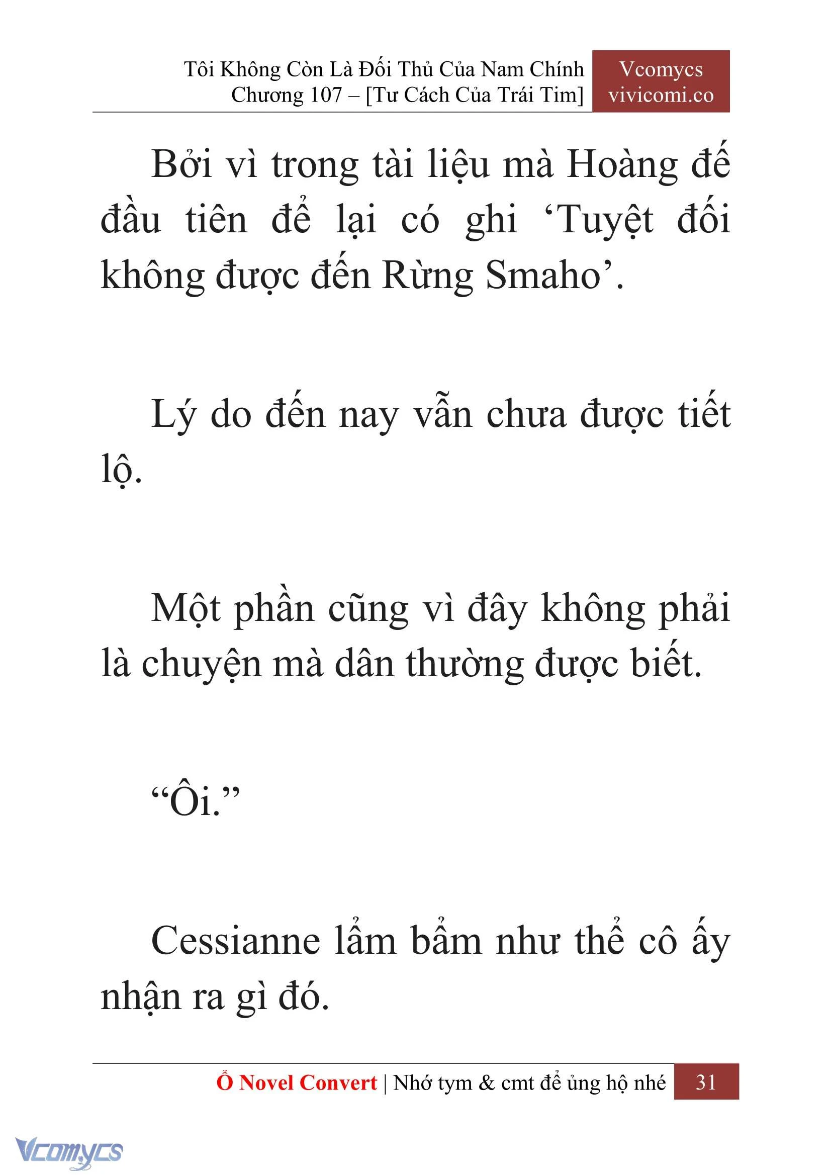 [Novel] Tôi Không Còn Là Đối Thủ Của Nam Chính Chapter  107 - 33