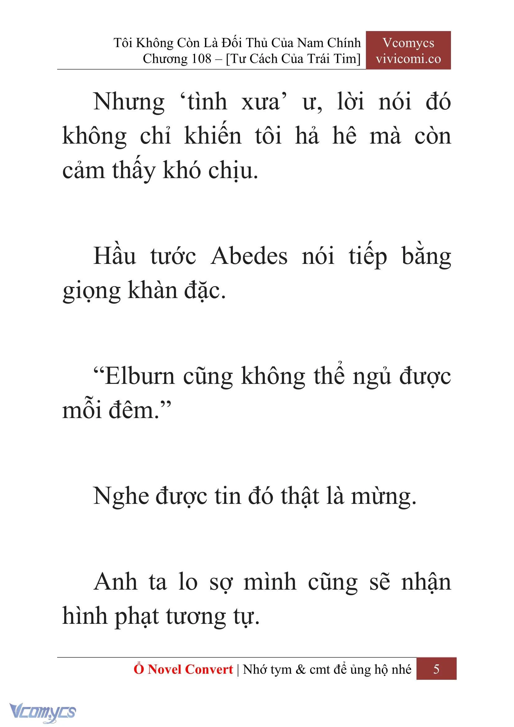 [Novel] Tôi Không Còn Là Đối Thủ Của Nam Chính Chapter  108 - 7