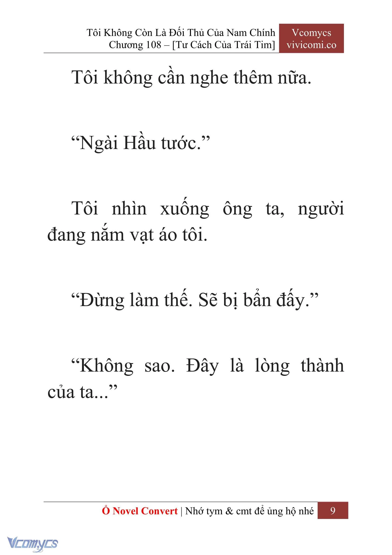 [Novel] Tôi Không Còn Là Đối Thủ Của Nam Chính Chapter  108 - 11