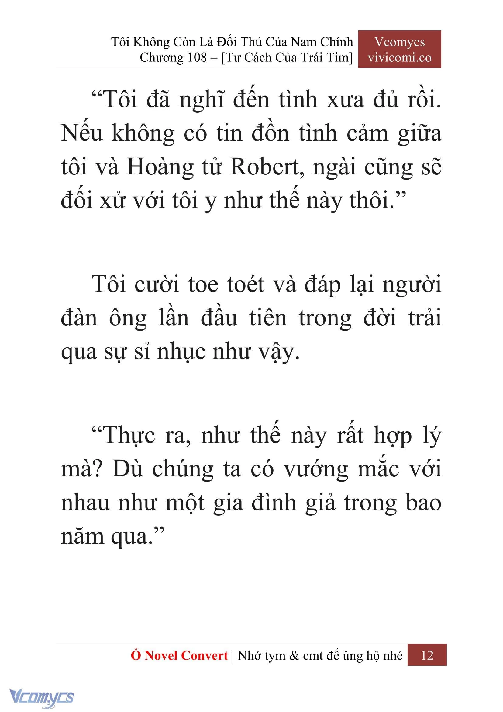 [Novel] Tôi Không Còn Là Đối Thủ Của Nam Chính Chapter  108 - 14