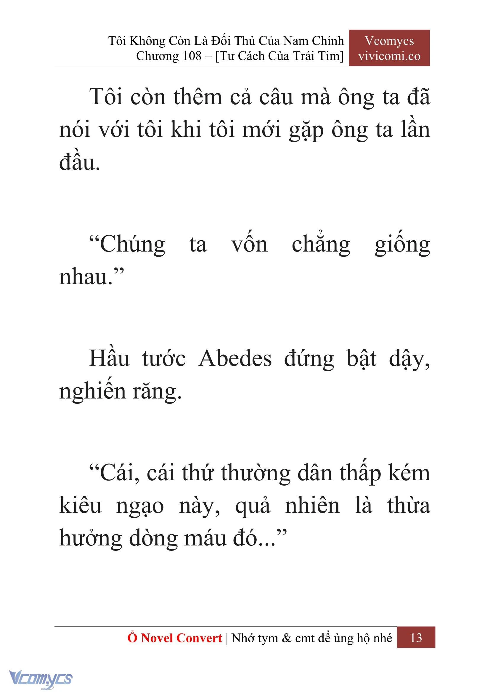 [Novel] Tôi Không Còn Là Đối Thủ Của Nam Chính Chapter  108 - 15