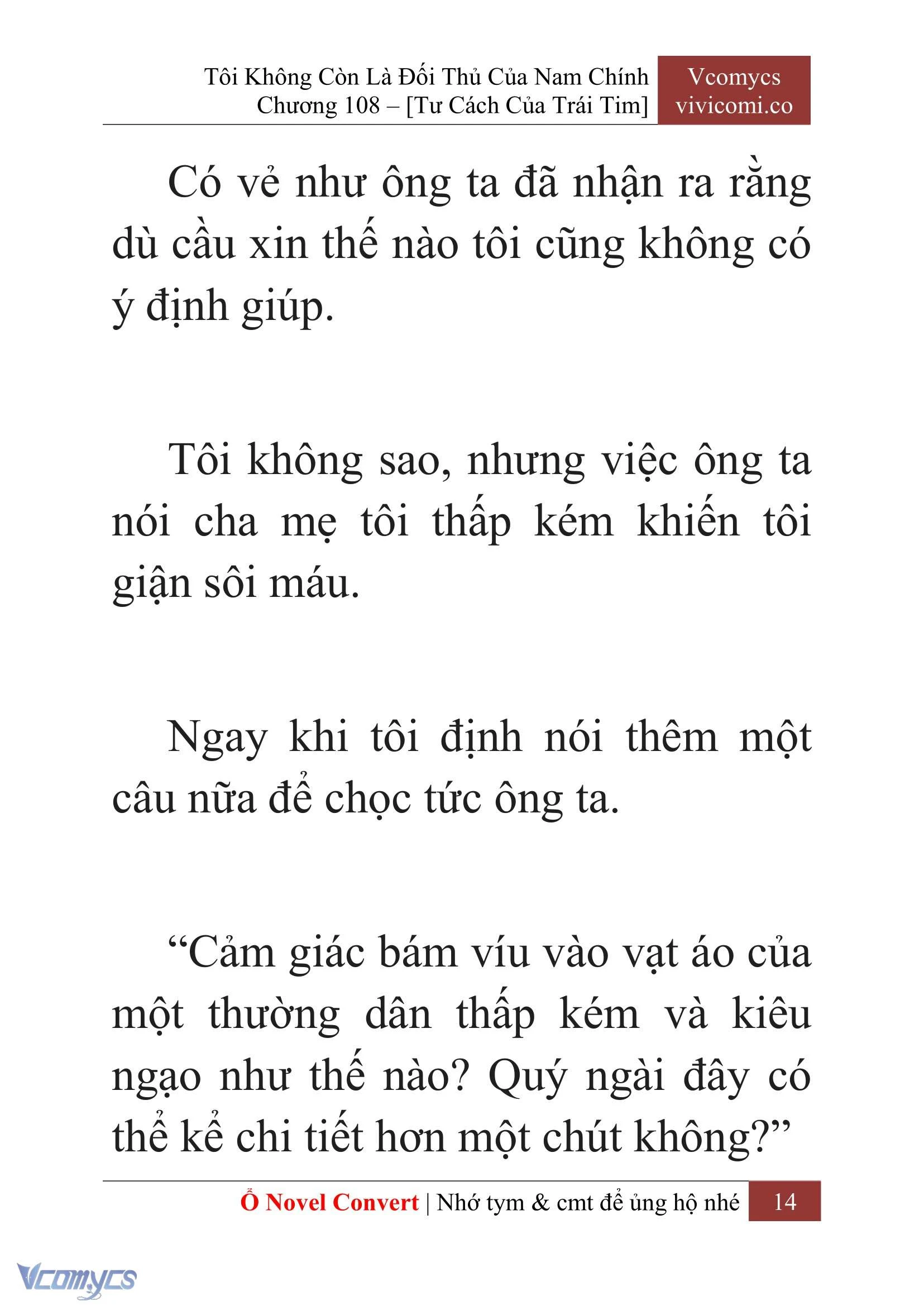 [Novel] Tôi Không Còn Là Đối Thủ Của Nam Chính Chapter  108 - 16