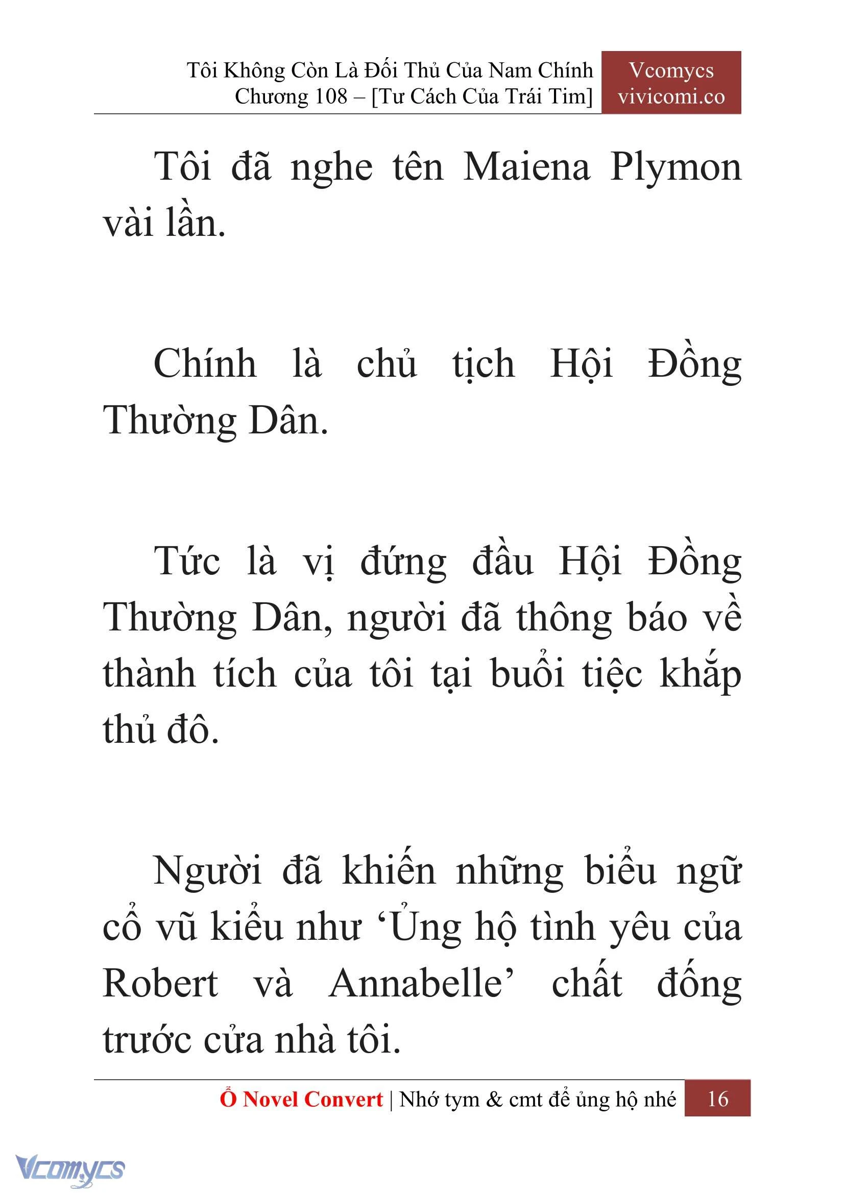 [Novel] Tôi Không Còn Là Đối Thủ Của Nam Chính Chapter  108 - 18