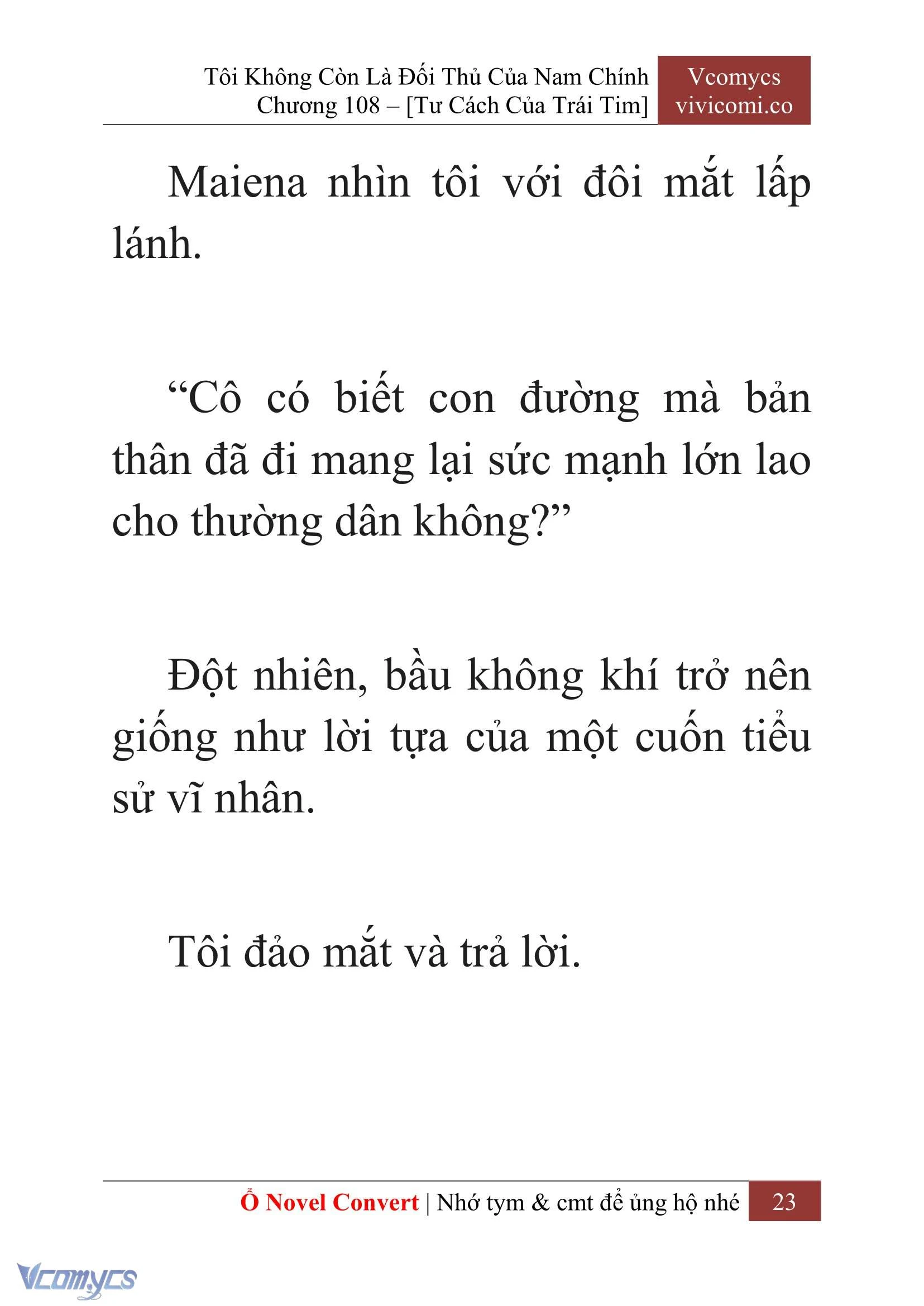 [Novel] Tôi Không Còn Là Đối Thủ Của Nam Chính Chapter  108 - 25