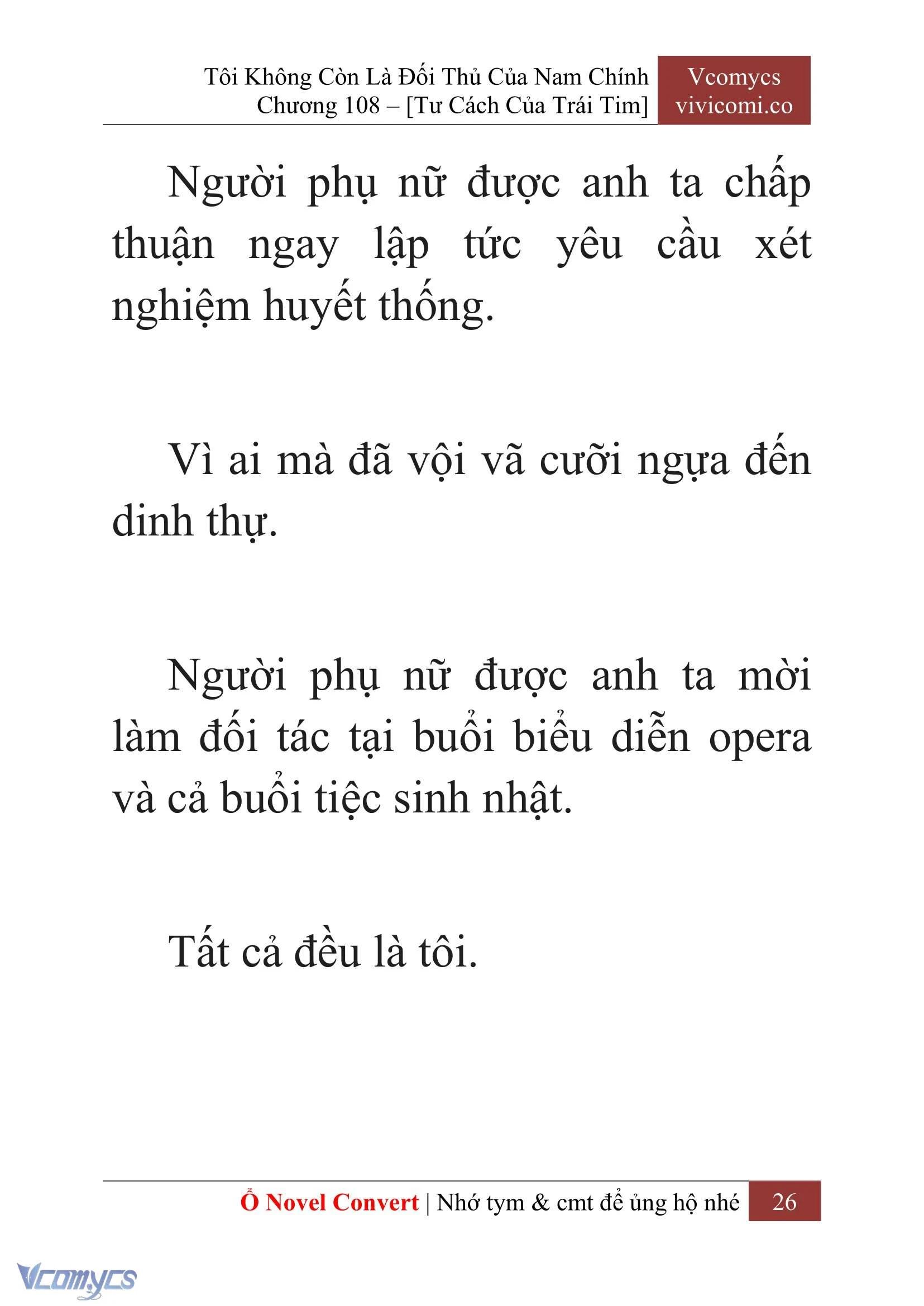 [Novel] Tôi Không Còn Là Đối Thủ Của Nam Chính Chapter  108 - 28