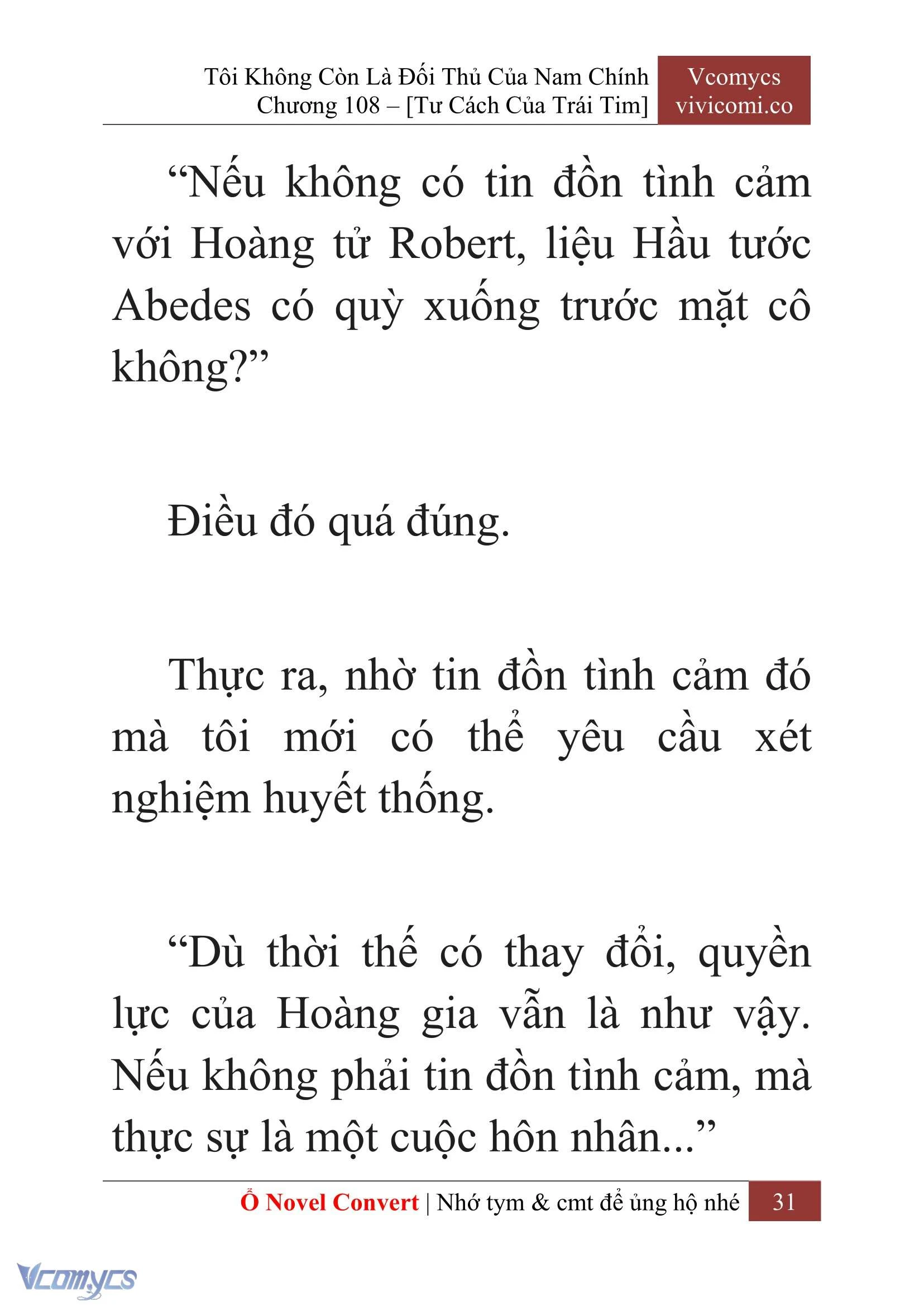 [Novel] Tôi Không Còn Là Đối Thủ Của Nam Chính Chapter  108 - 33