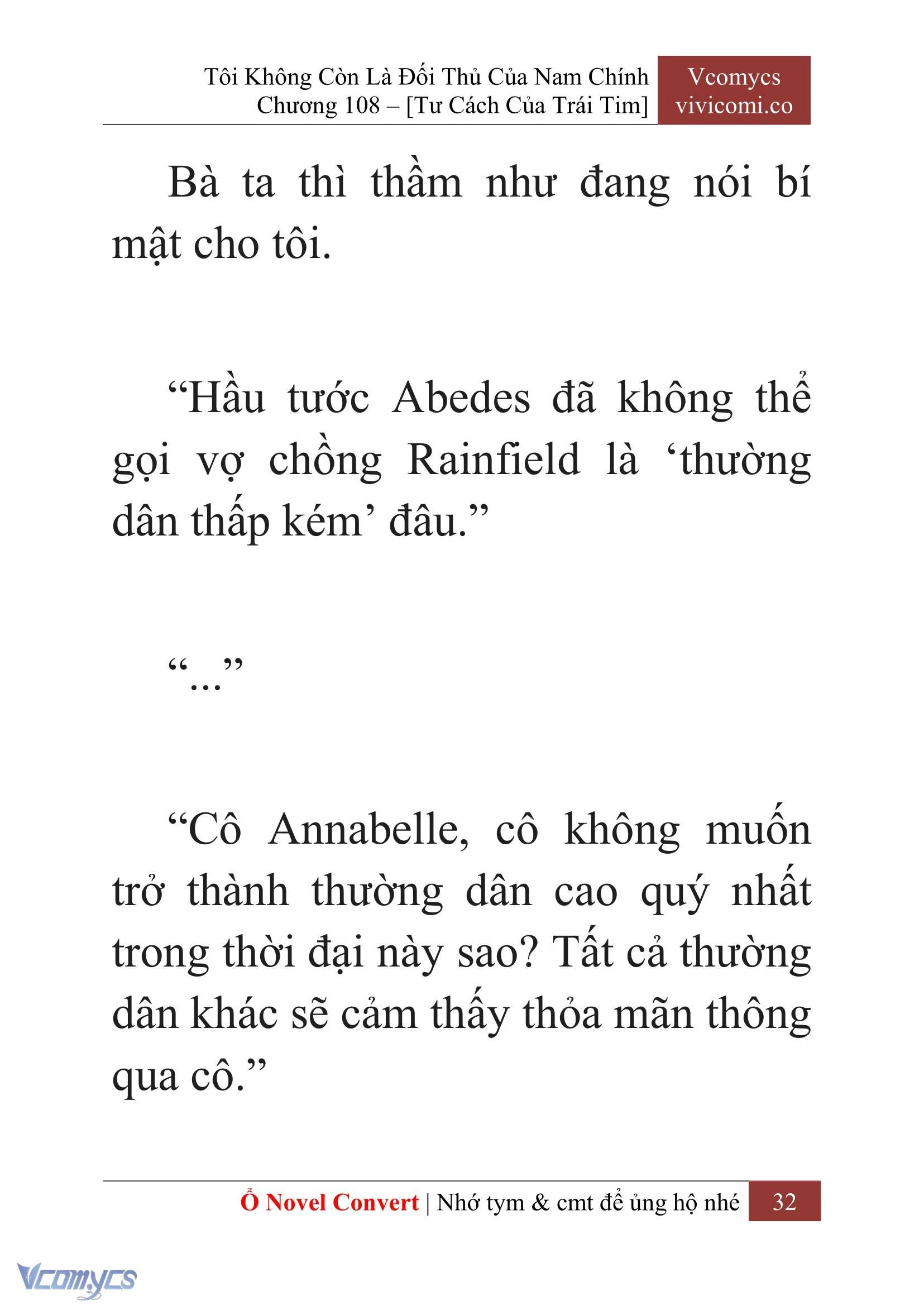 [Novel] Tôi Không Còn Là Đối Thủ Của Nam Chính Chapter  108 - 34