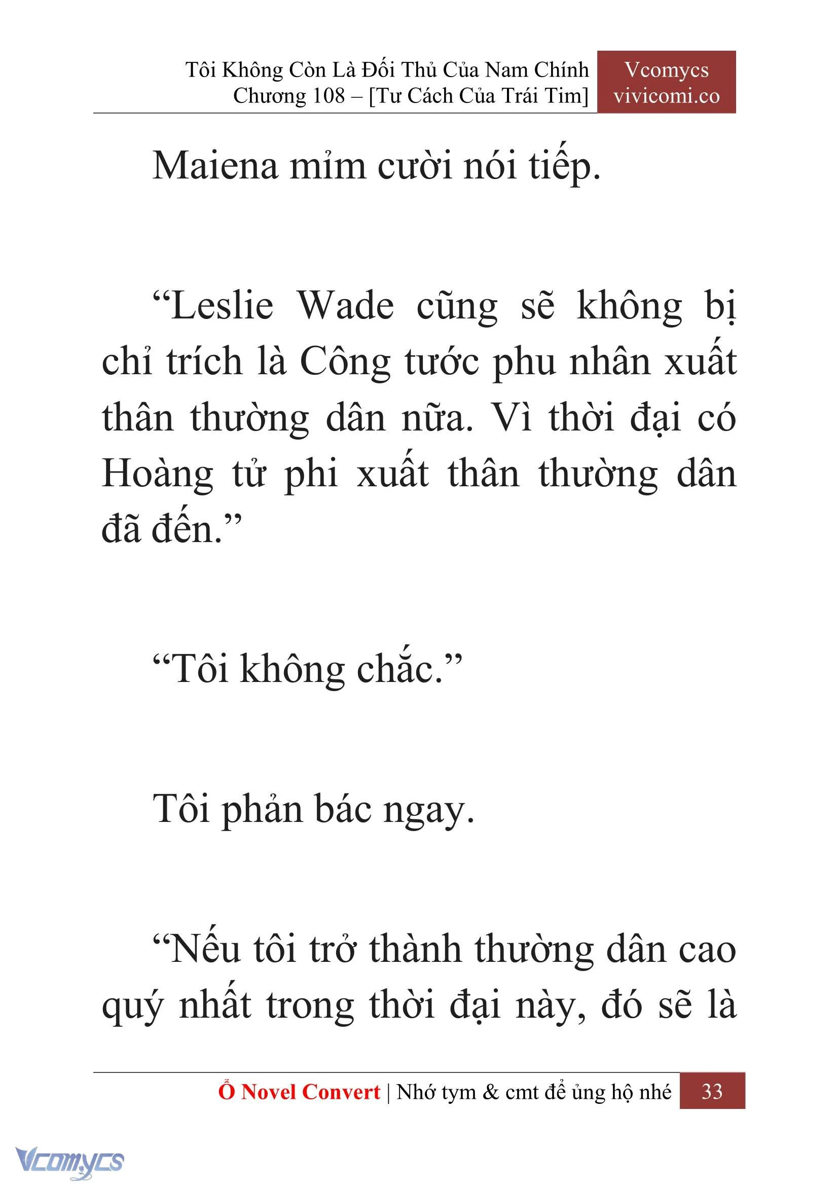 [Novel] Tôi Không Còn Là Đối Thủ Của Nam Chính Chapter  108 - 35
