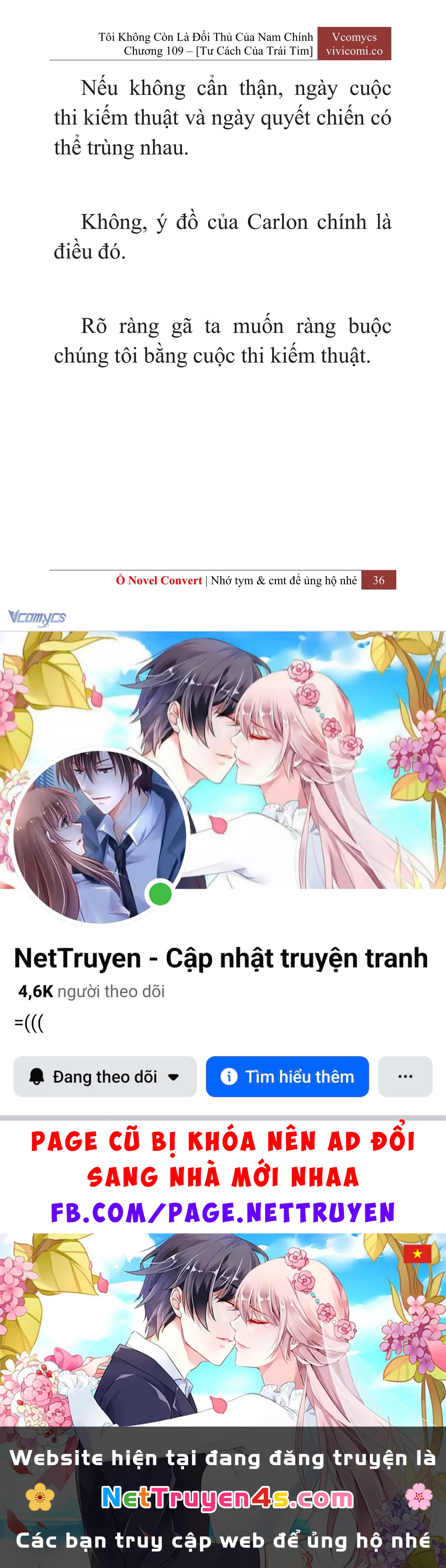 [Novel] Tôi Không Còn Là Đối Thủ Của Nam Chính Chapter  109 - 38