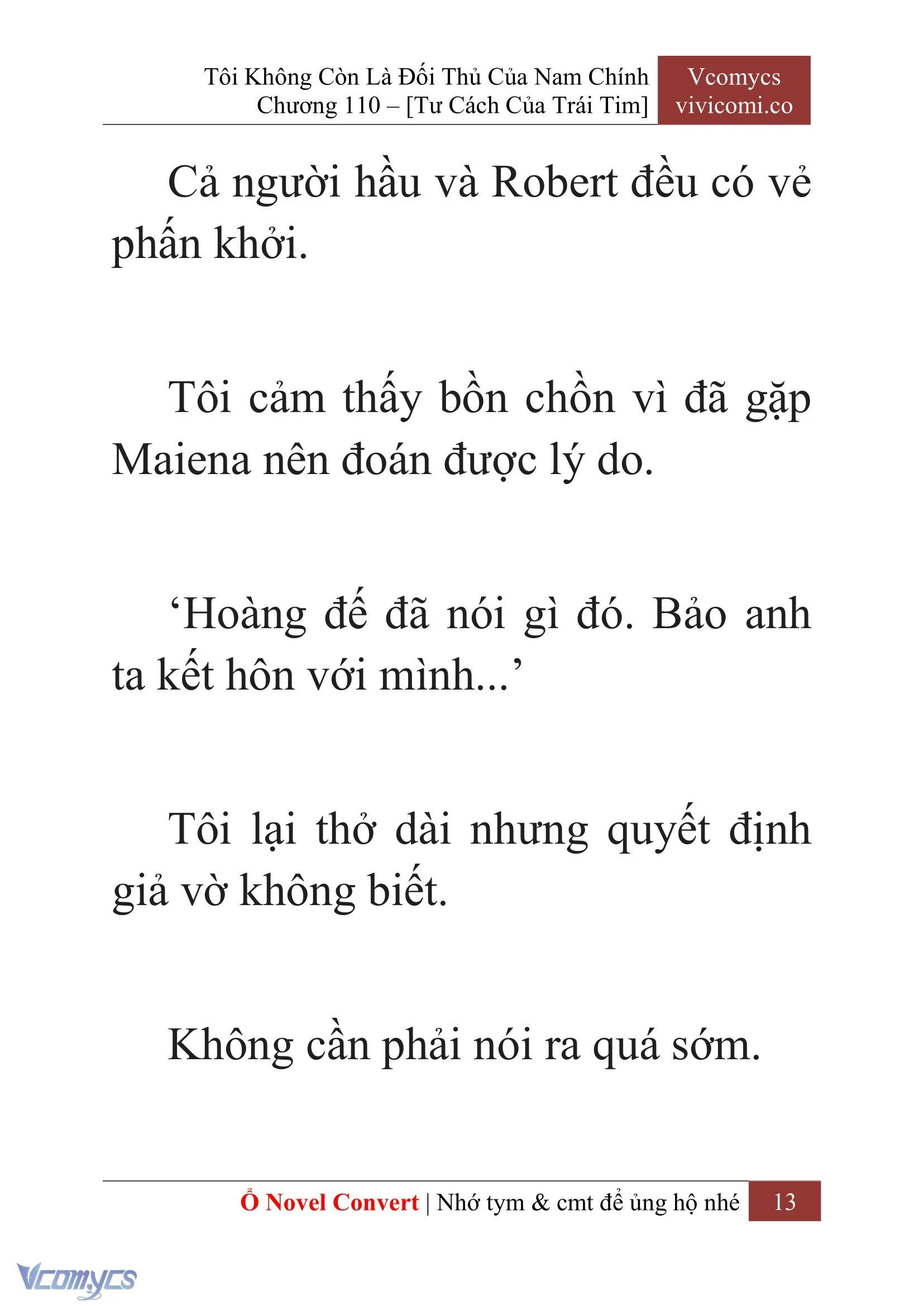 [Novel] Tôi Không Còn Là Đối Thủ Của Nam Chính Chapter  110 - 15