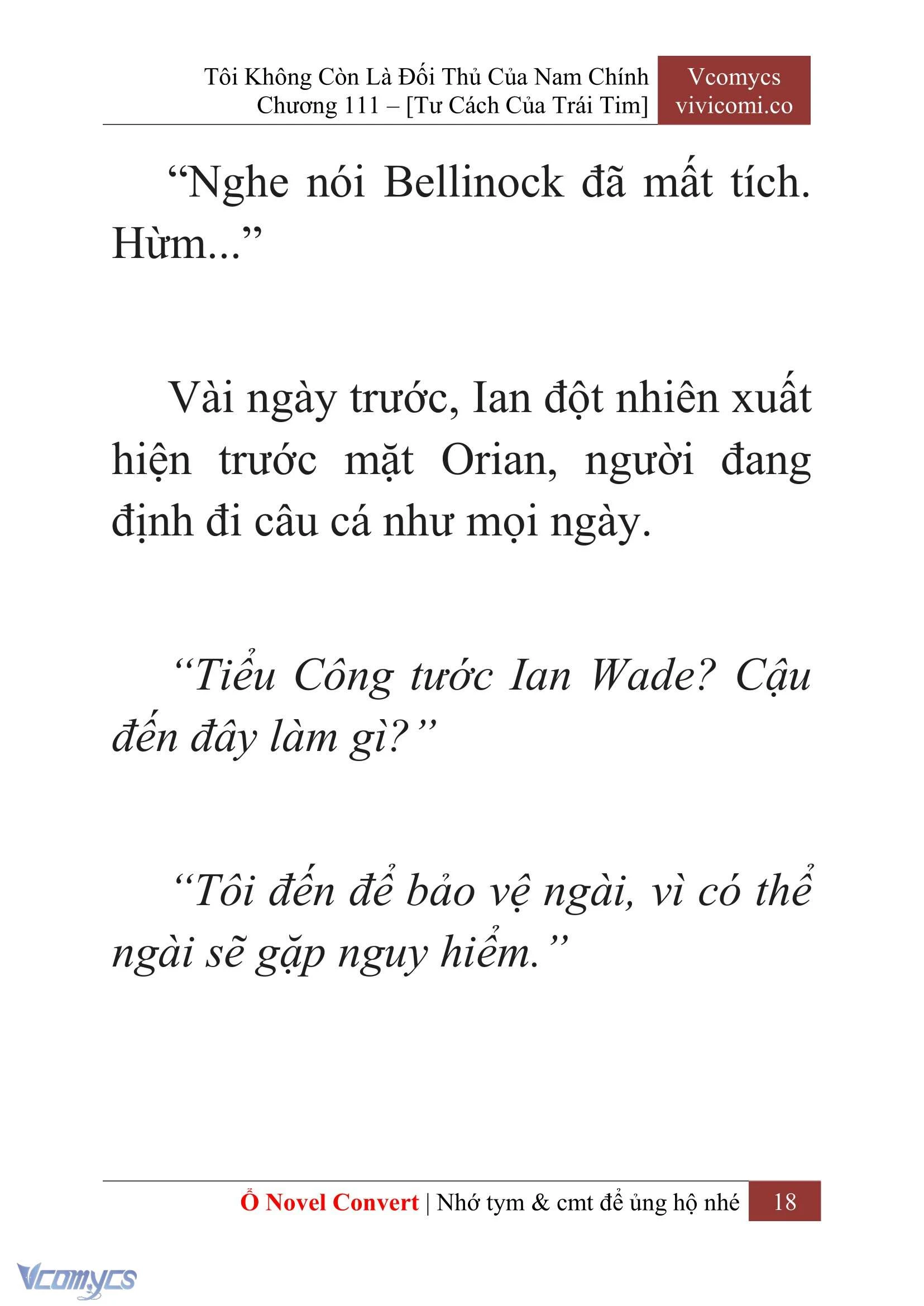 [Novel] Tôi Không Còn Là Đối Thủ Của Nam Chính Chapter  111 - 20