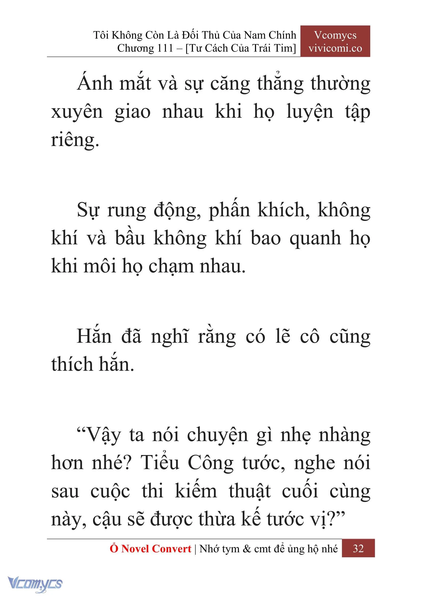 [Novel] Tôi Không Còn Là Đối Thủ Của Nam Chính Chapter  111 - 34